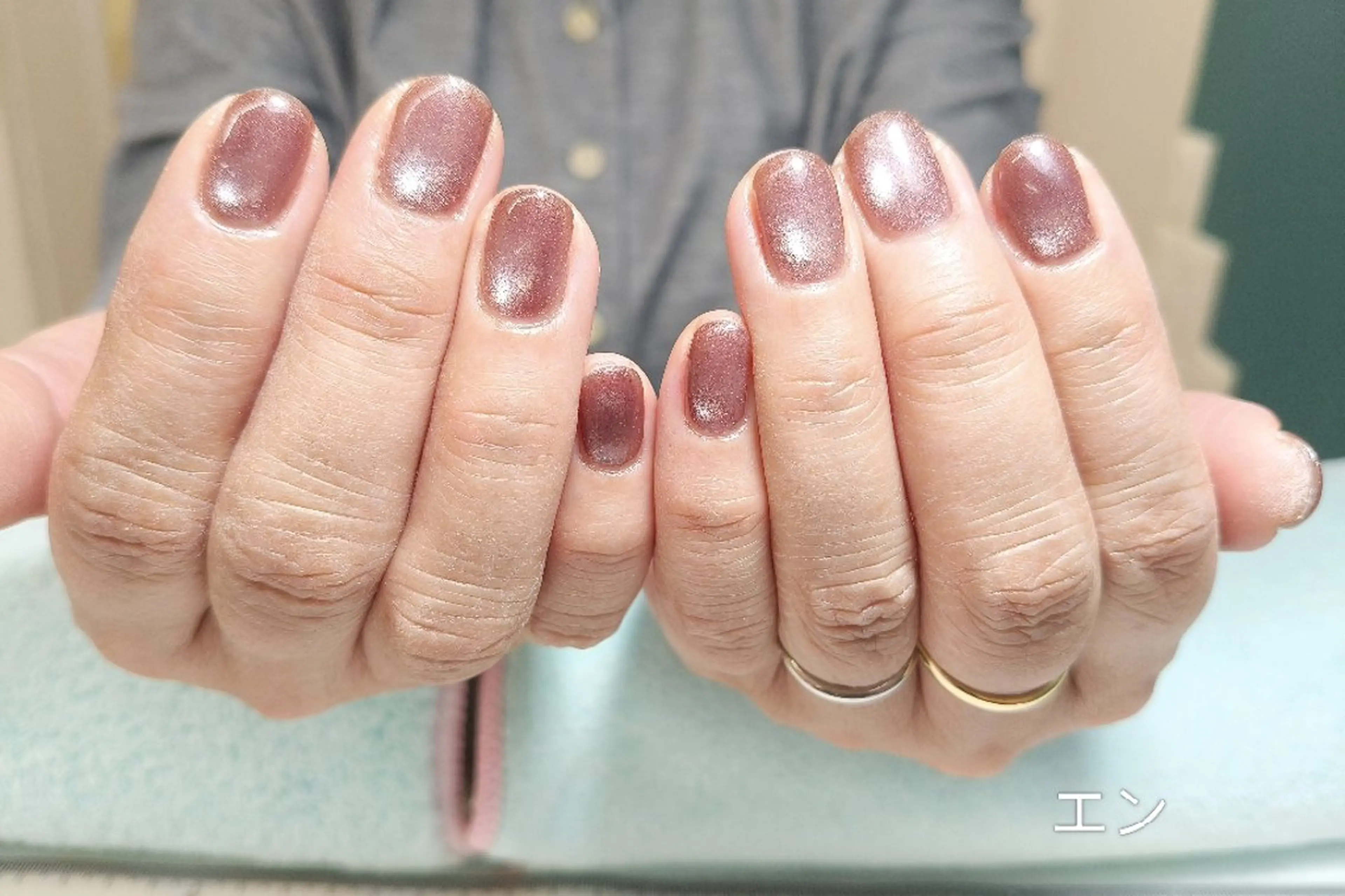 ネイル マグネットネイル マグネットワンカラー ワンカラーネイル エ ンのネイルデザイン