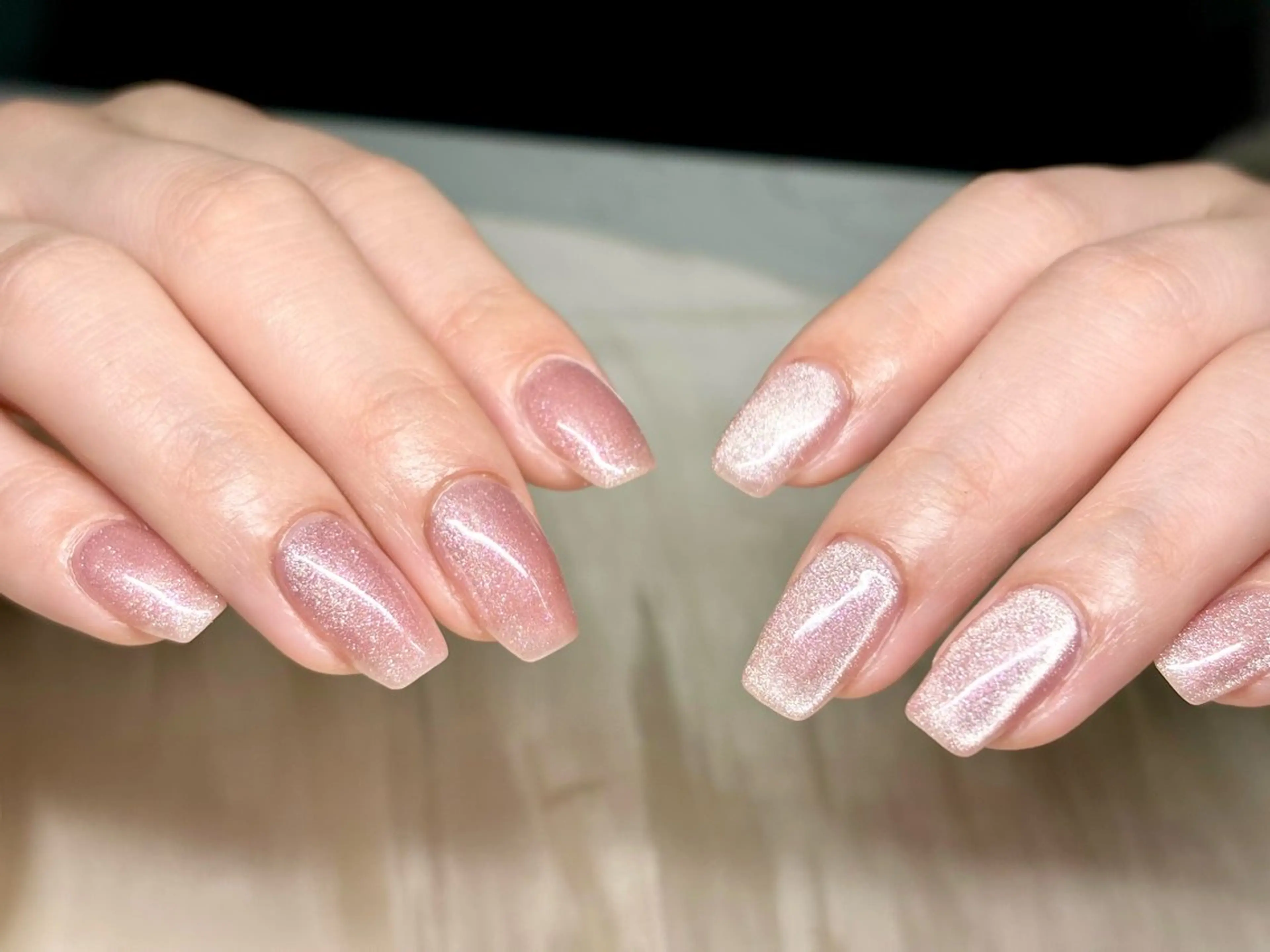 ネイル キラキラネイル マグネットネイル ETE LUNA NAILのネイルデザイン