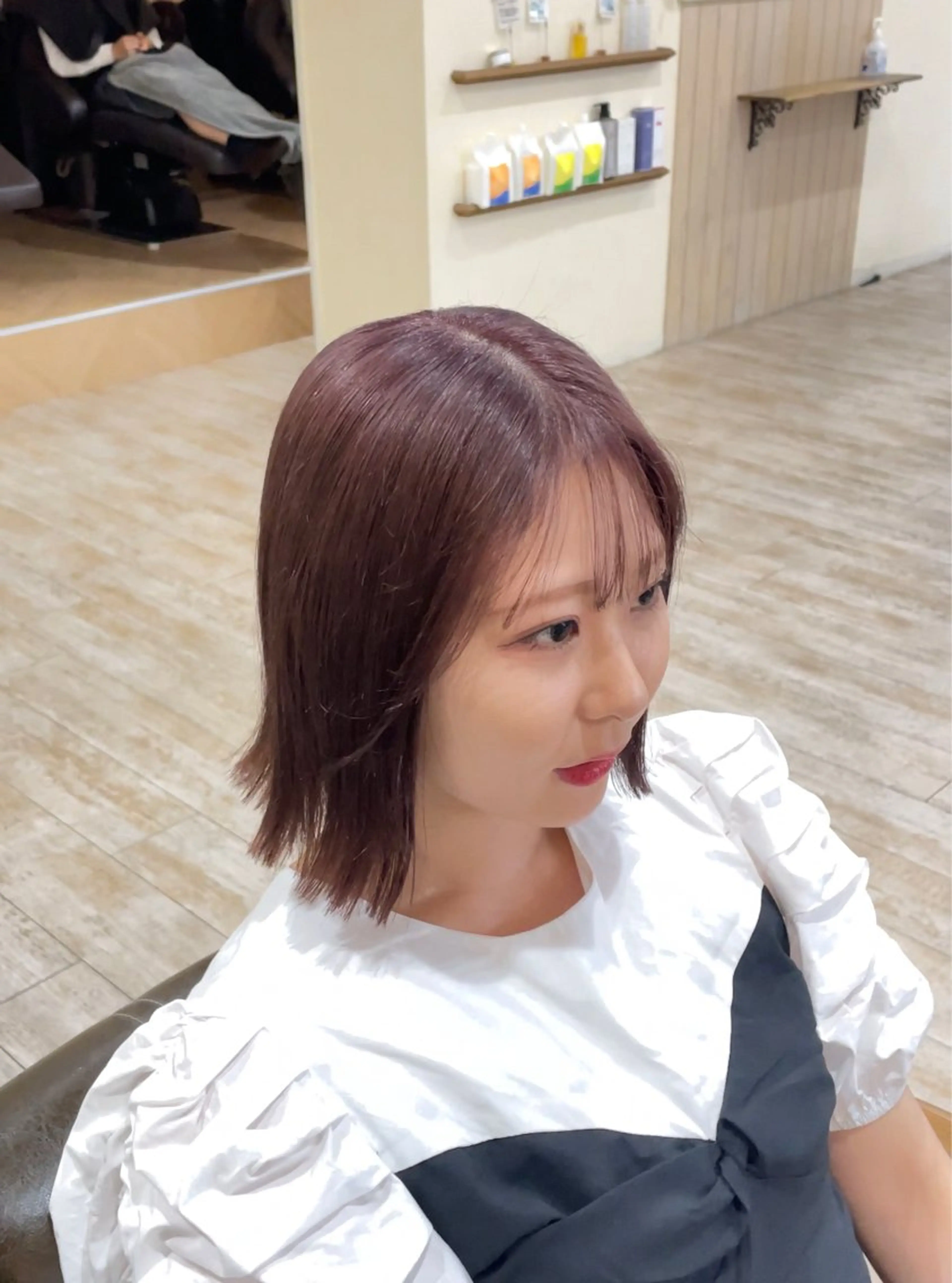 セミロング カラー カット 新越谷/ボブ 店長shoukiのヘアスタイル