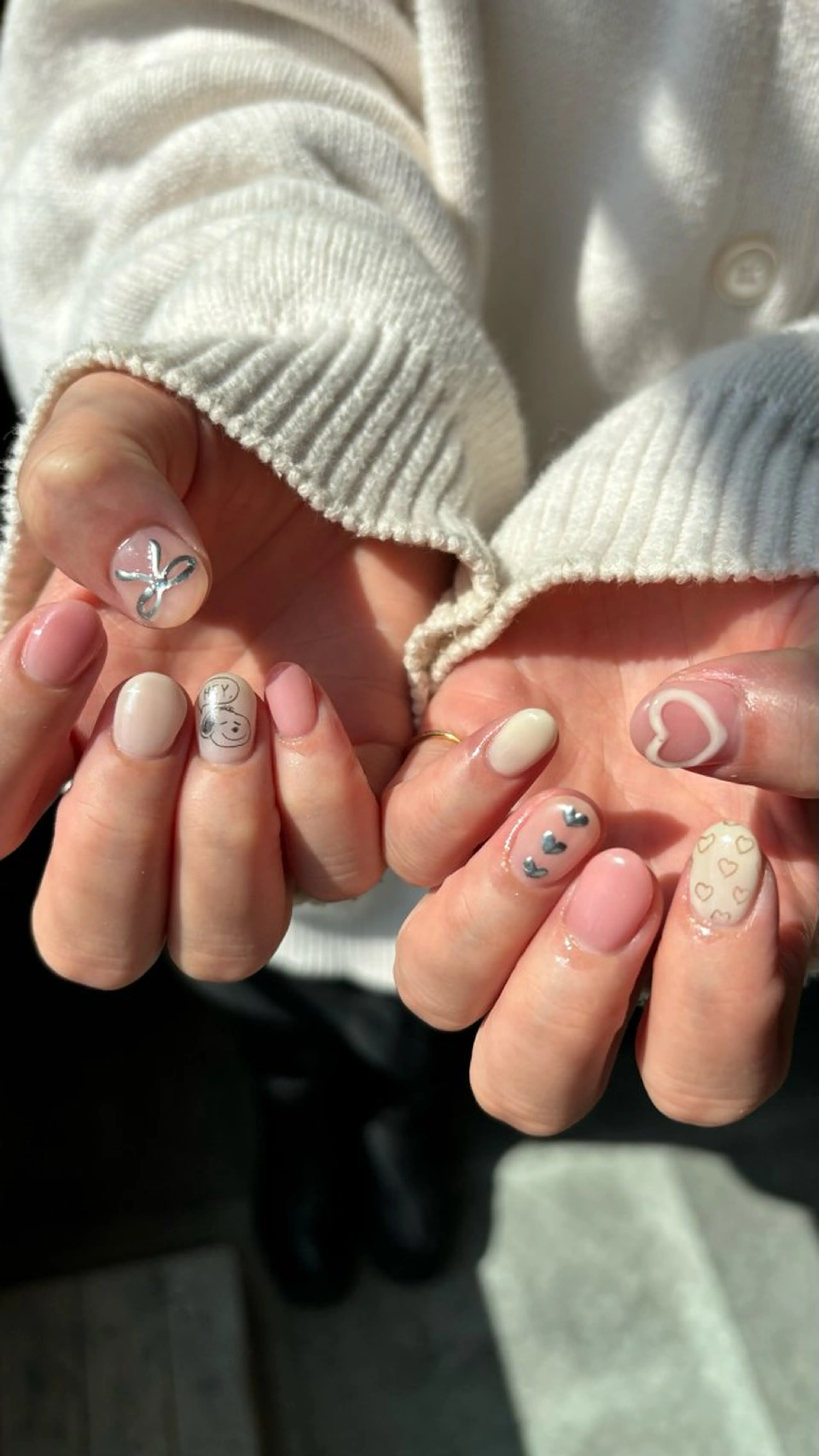 ネイル アートネイル シンプルネイル SOL　nail イマナカのネイルデザイン