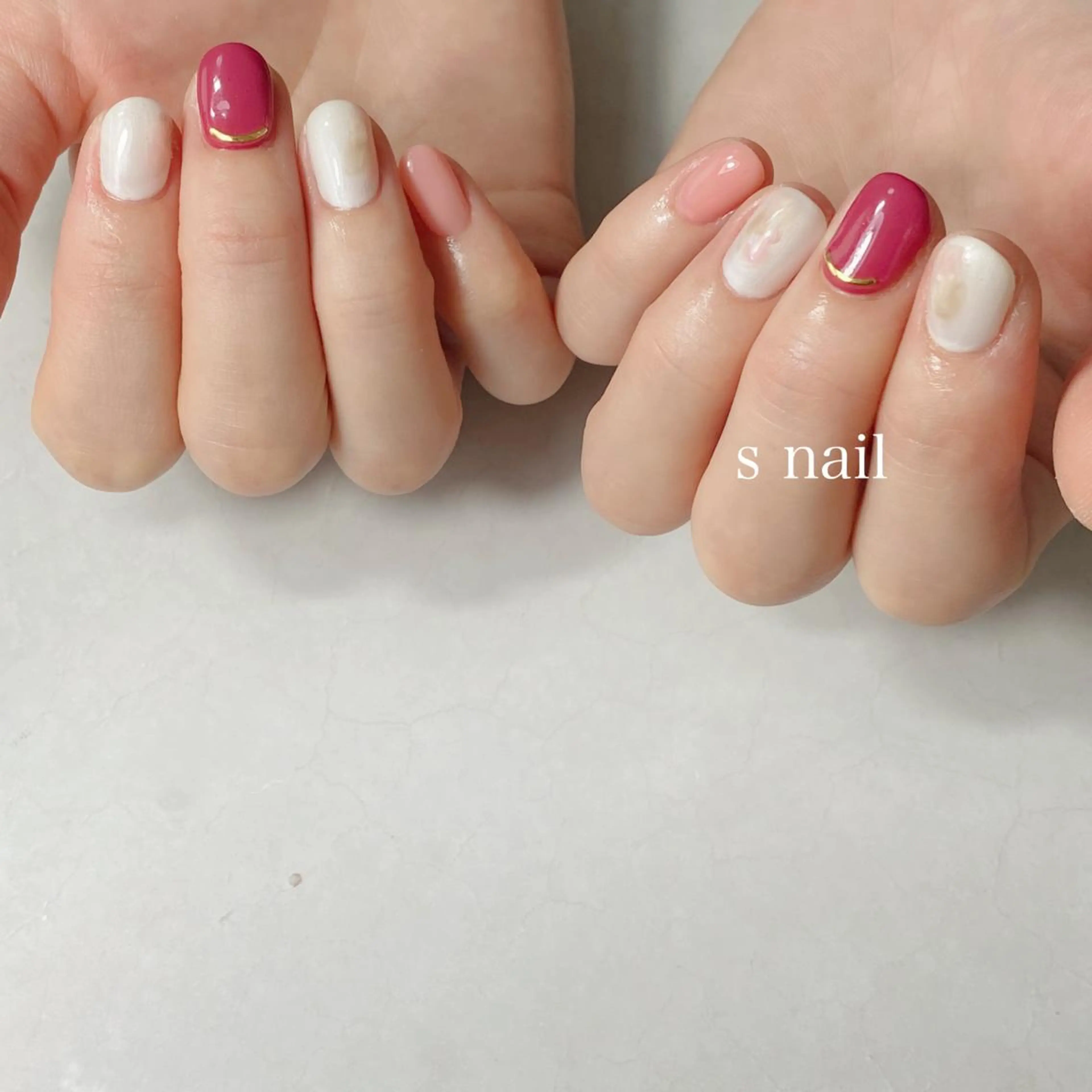 ネイル ハンドネイル s nail さとよしみゆきのネイルデザイン