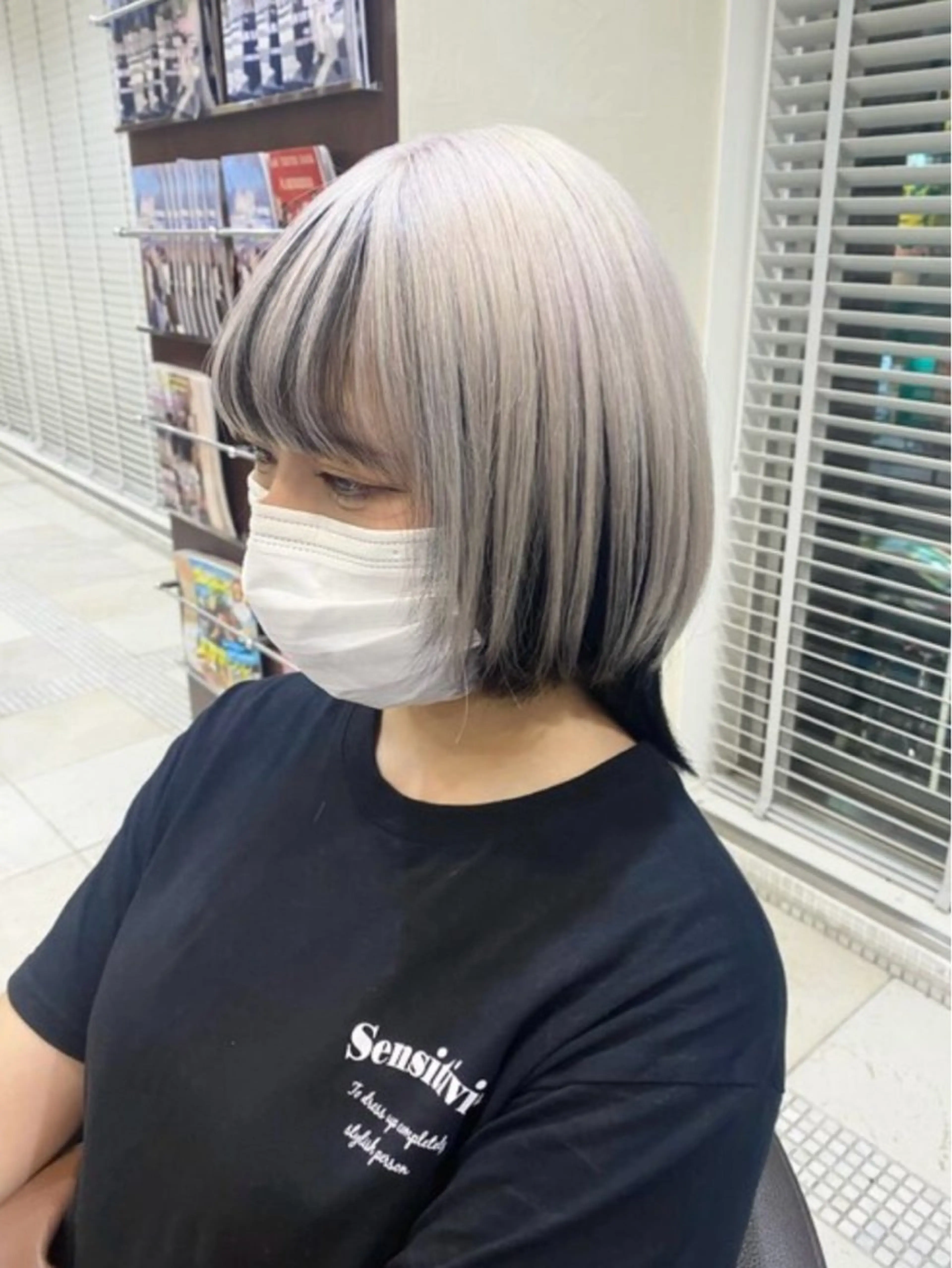 ショート カラー ハイトーンカラー／ Akari ₊˚✧のヘアスタイル