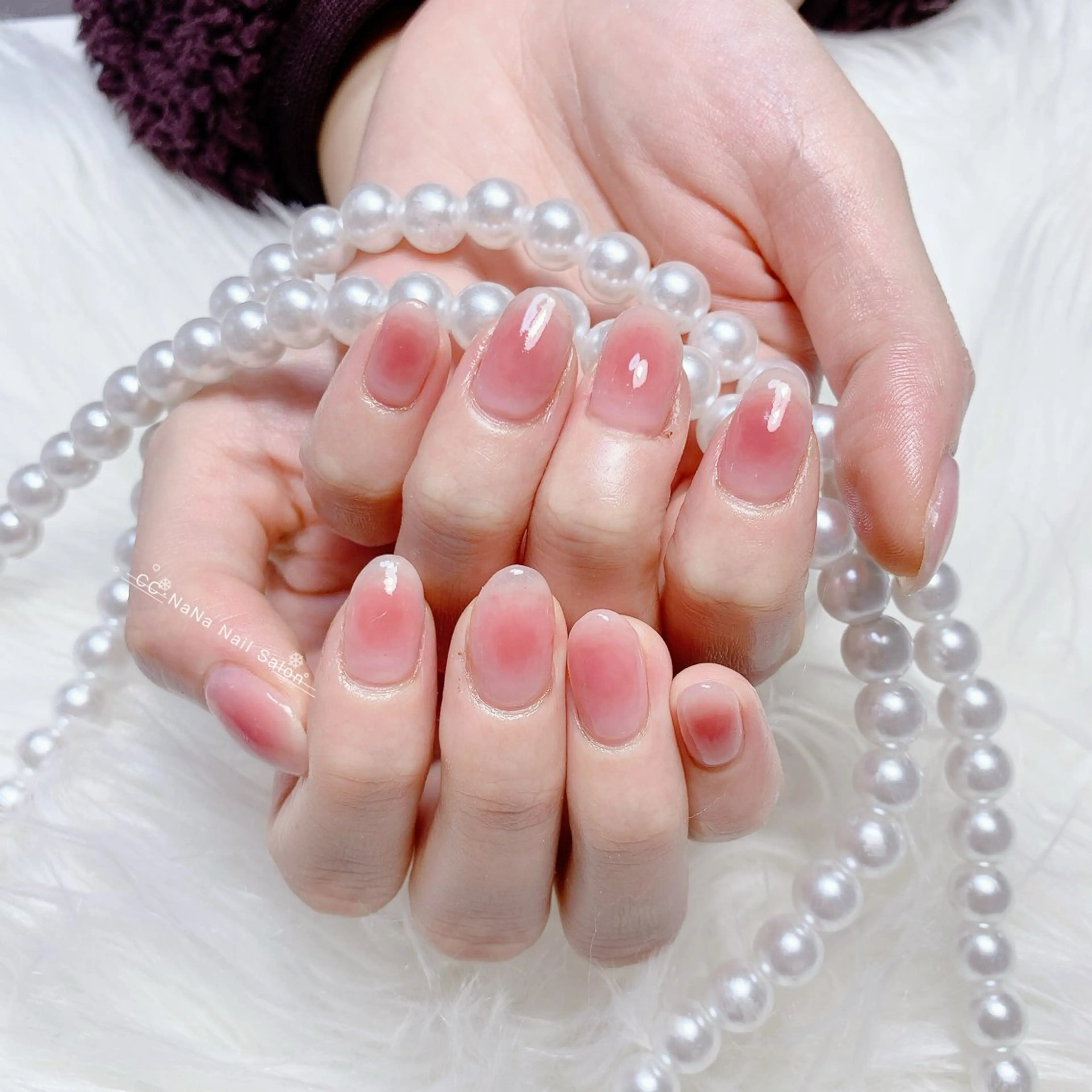 ネイル ハンドネイル 💎CC・NaNa 韓国風ネイル🌙Cのネイルデザイン