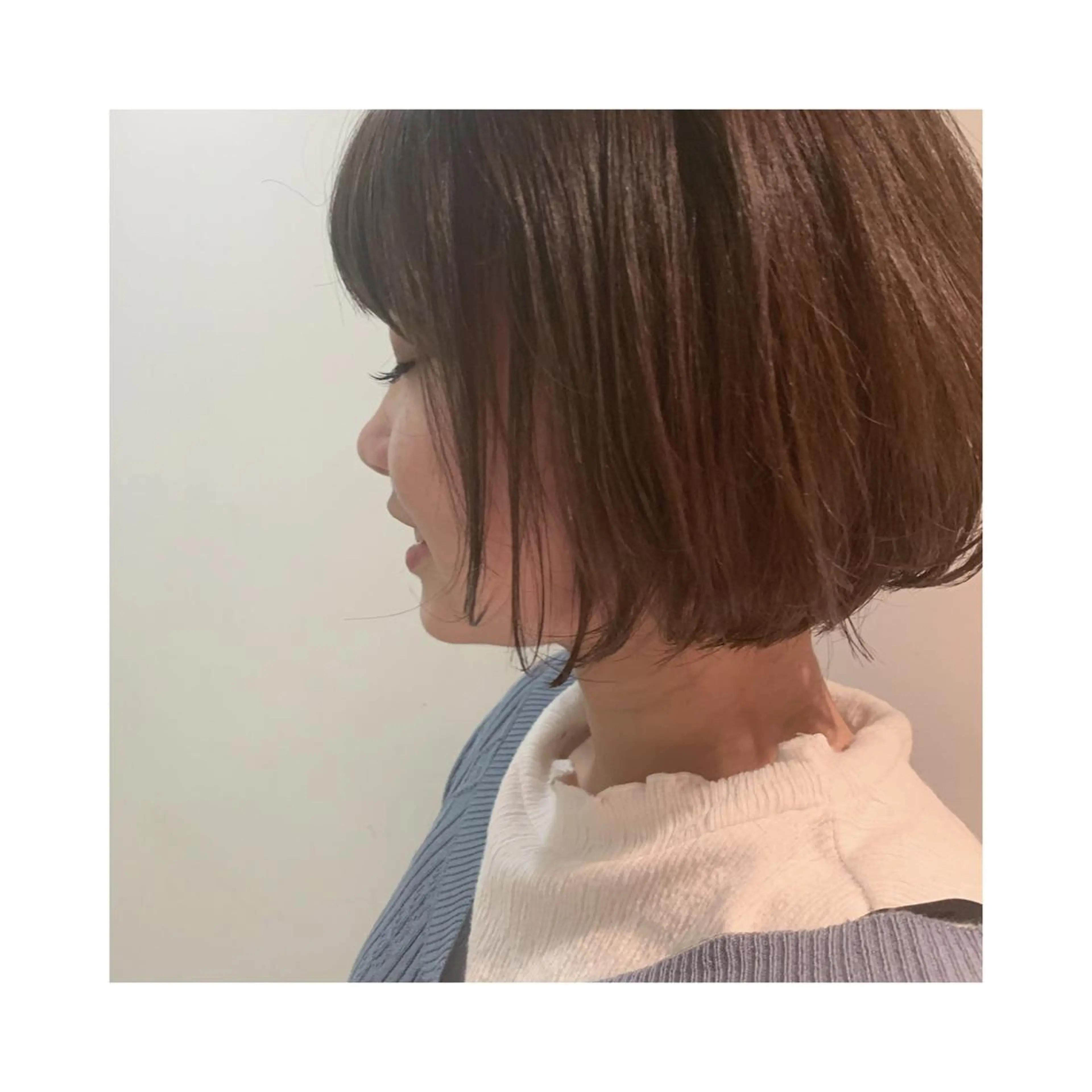 ショート カラー 銀座🤍ボブ/ ミディアム/佐野夢美のヘアスタイル