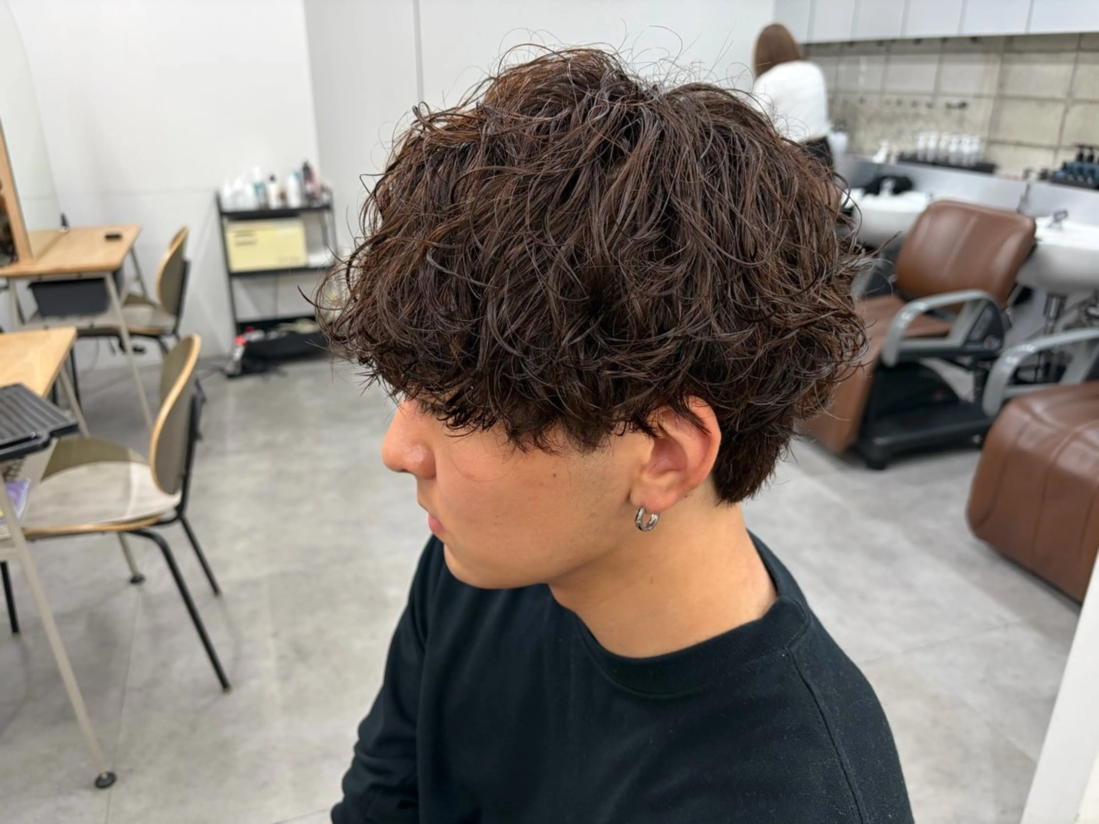 パーマ メンズ メンズパーマ カット パーマ メンズパーマ外屋敷 航のヘアスタイル