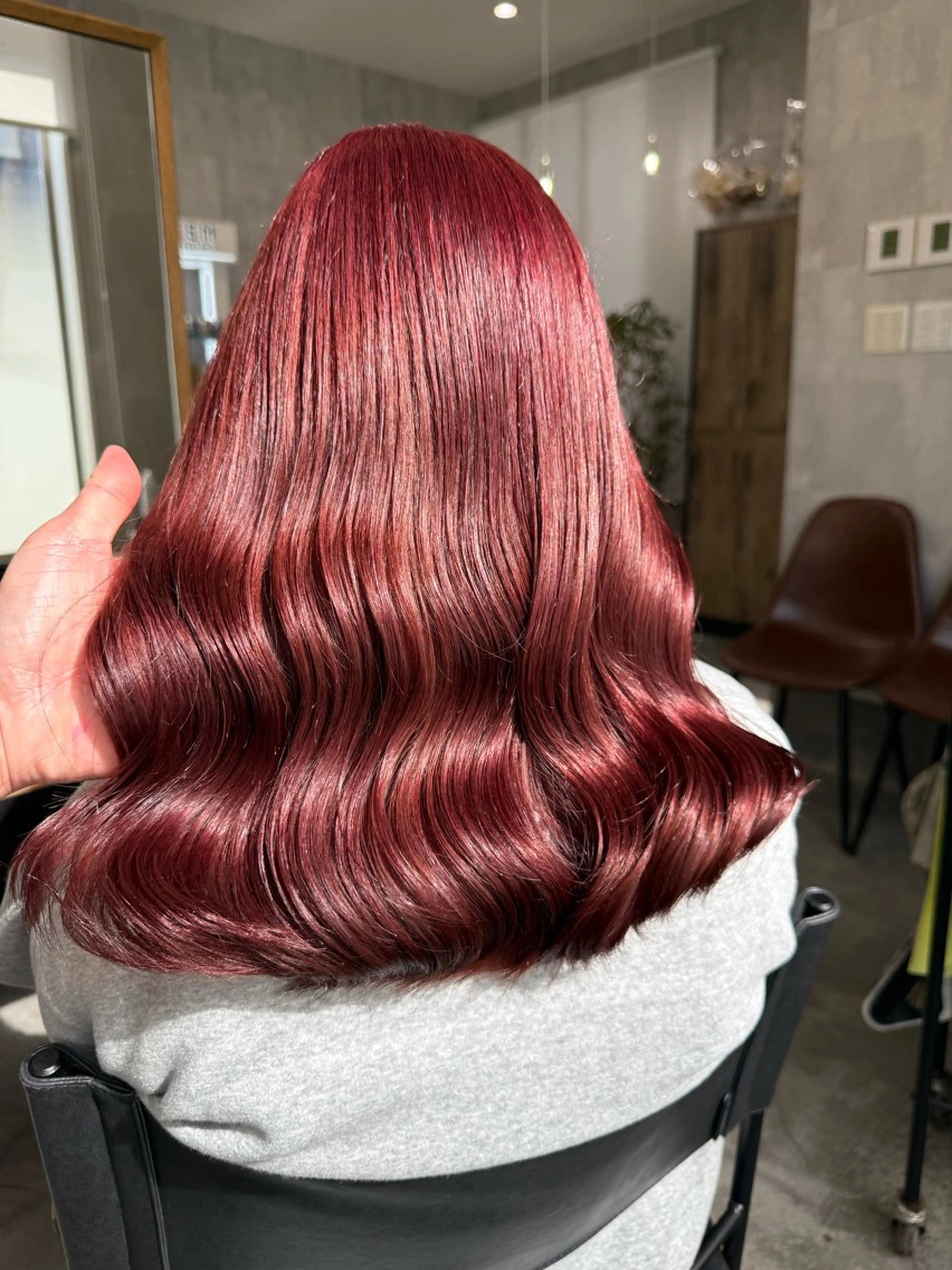 ロング カラー 市毛 結菜のヘアスタイル