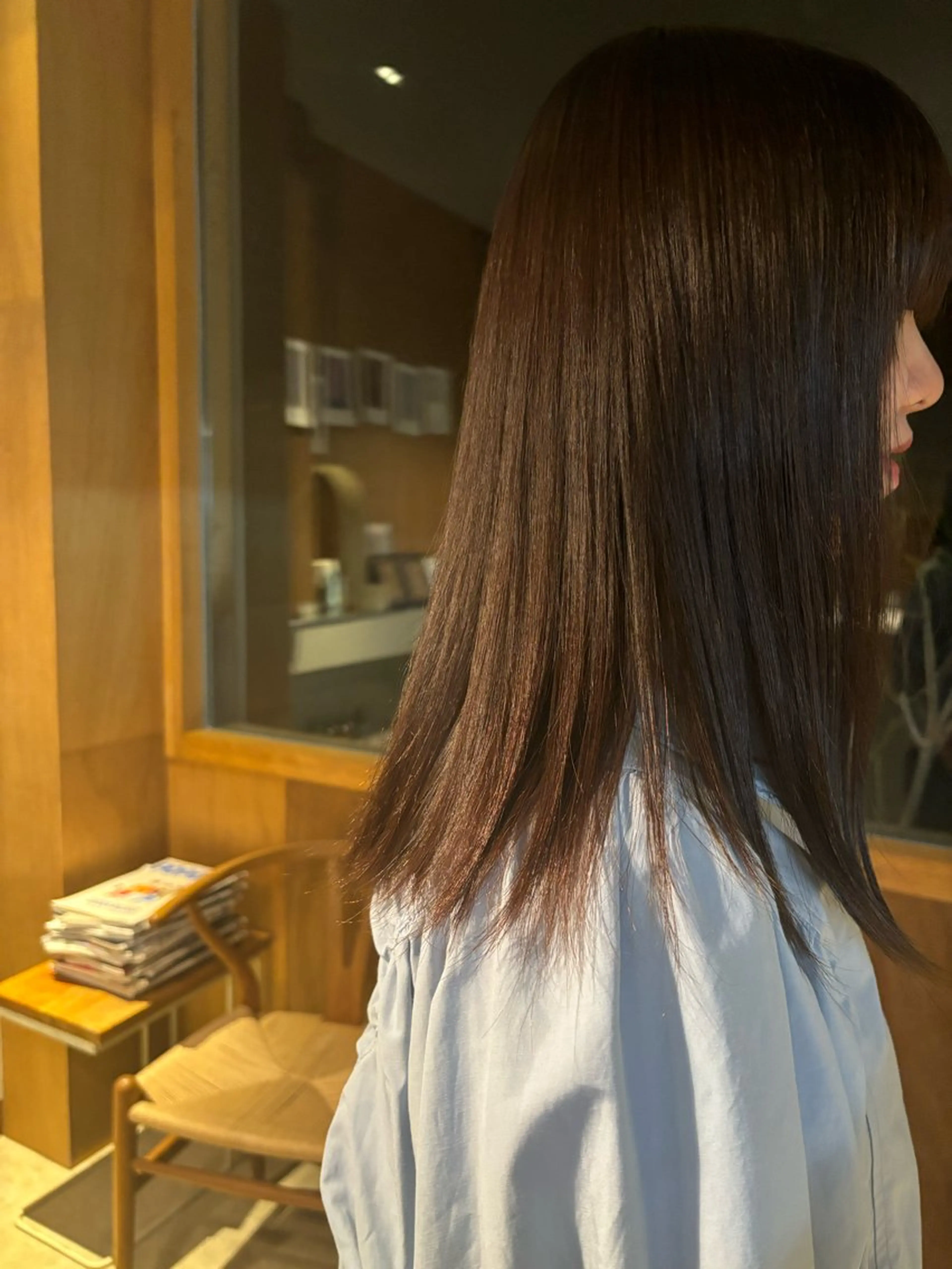ロング カラー パーマ 髪質改善 縮毛矯正 縮毛矯正 duft. Natsuneのヘアスタイル