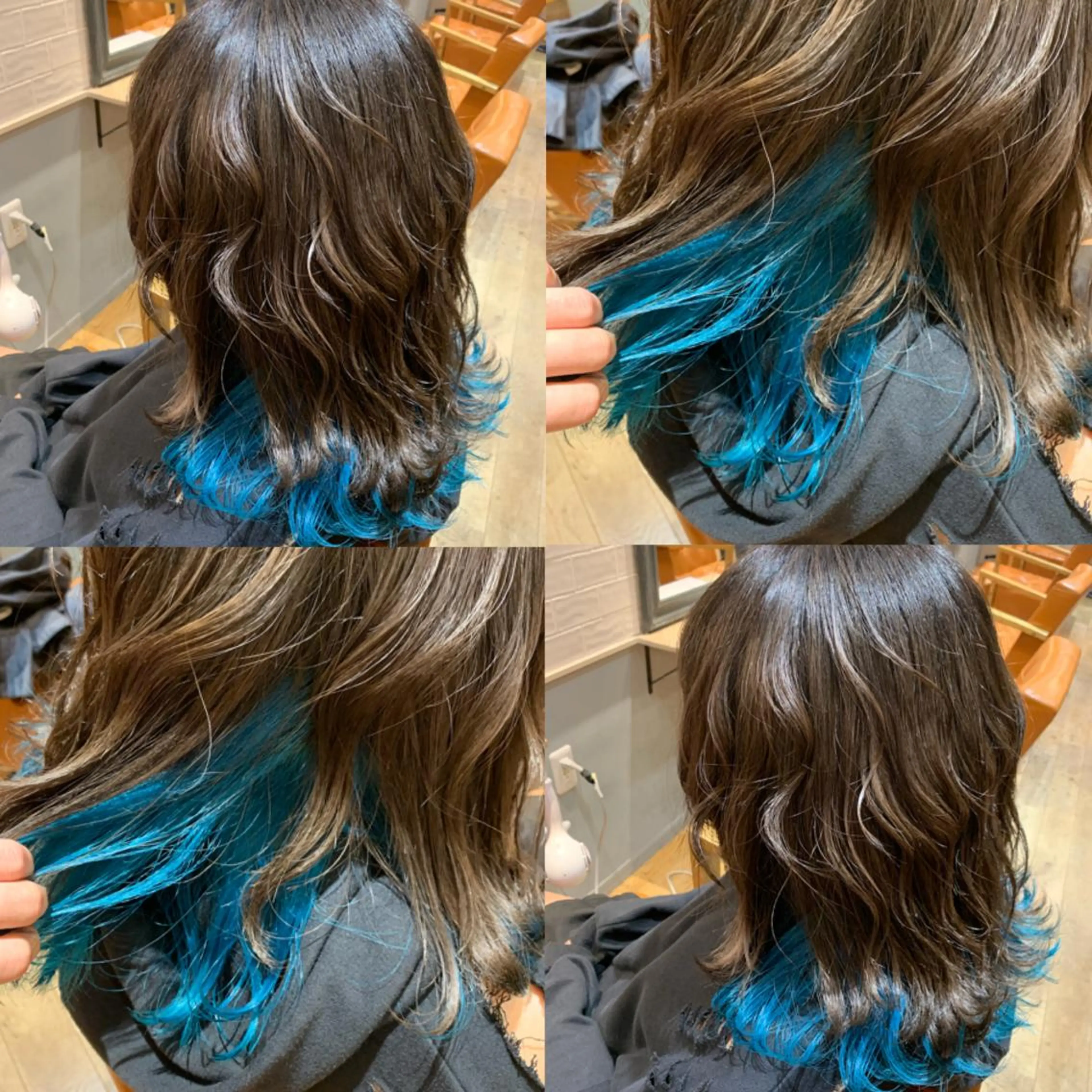 セミロング カラー ヘアアレンジ ヘアカラー トリートメント 🦋韓国ヘア 坂本 菜摘🦋のヘアスタイル