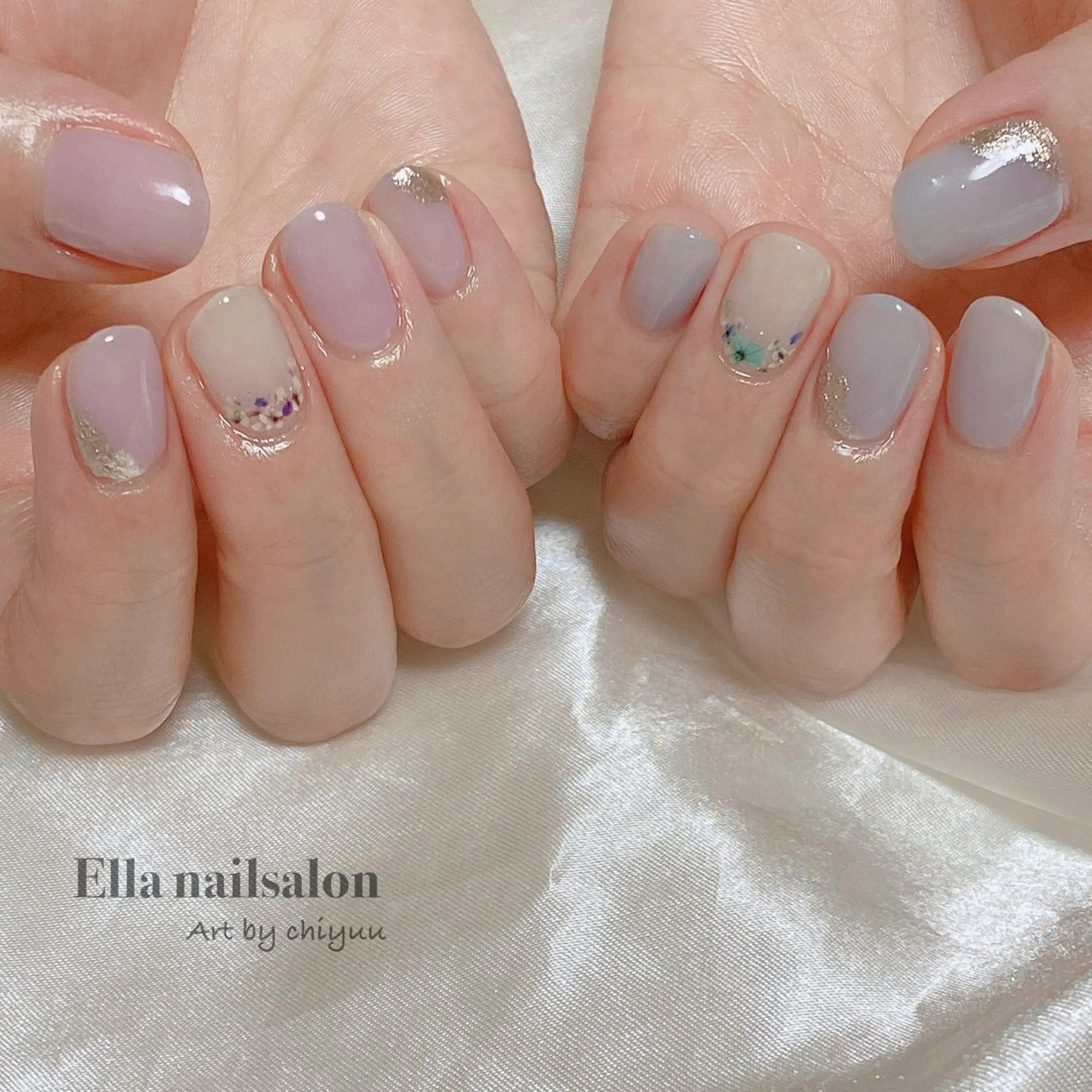 ネイル ハンドネイル フットネイル Ella nail ちゆうのネイルデザイン