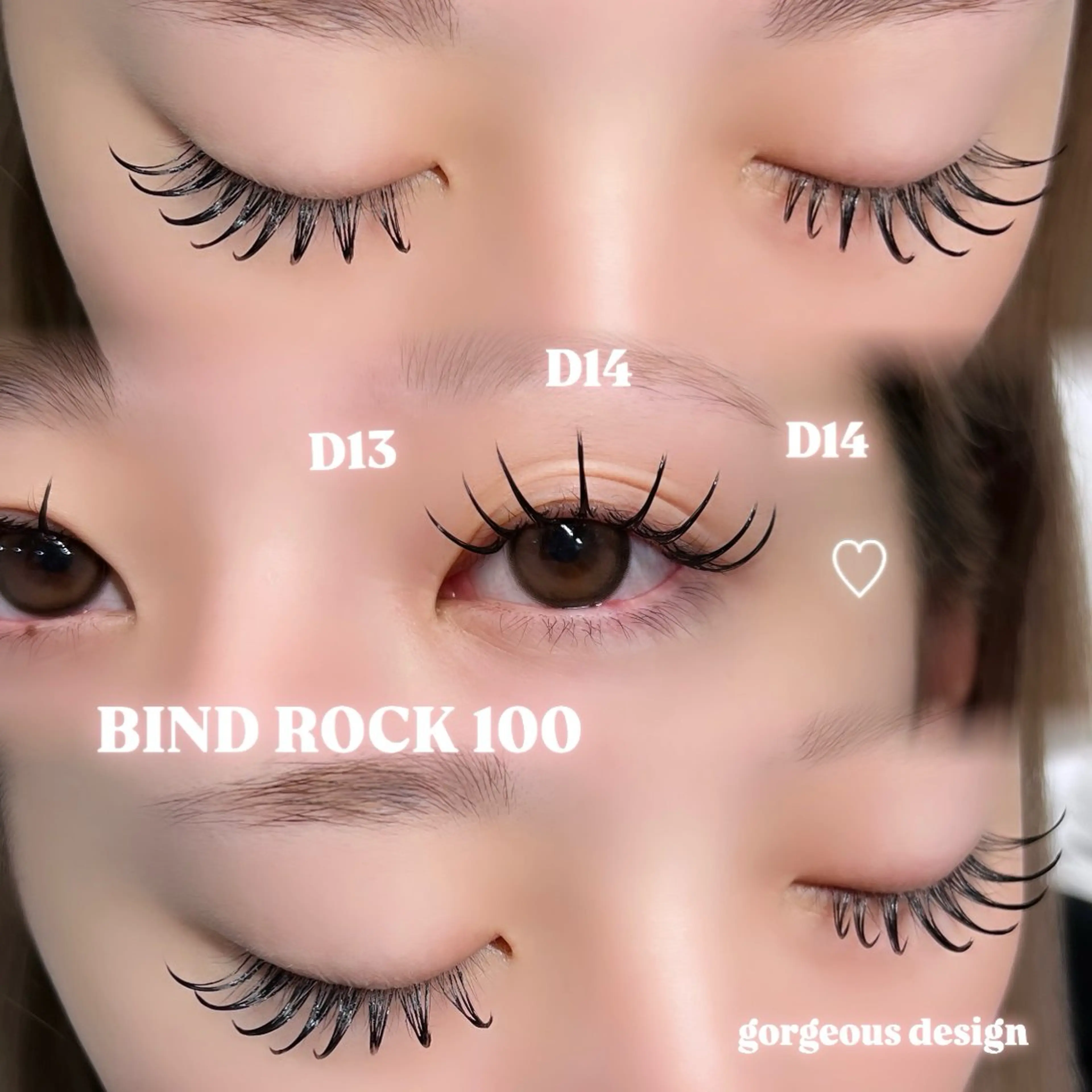 マツエク・マツパ バインドロック GALN💛mami バインドロックのマツエク・マツパデザイン