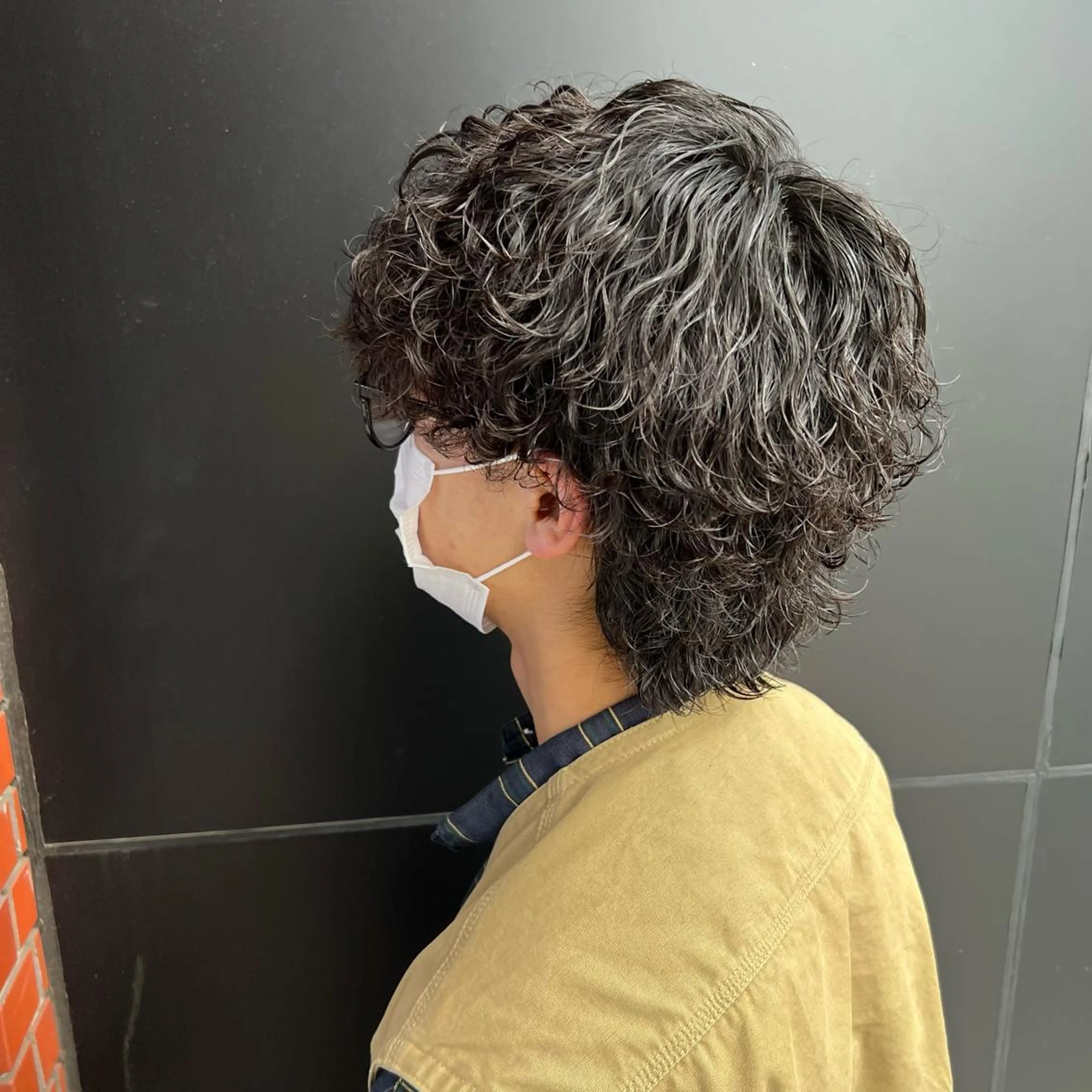 ショート パーマ 豊崎 佑輔のヘアスタイル