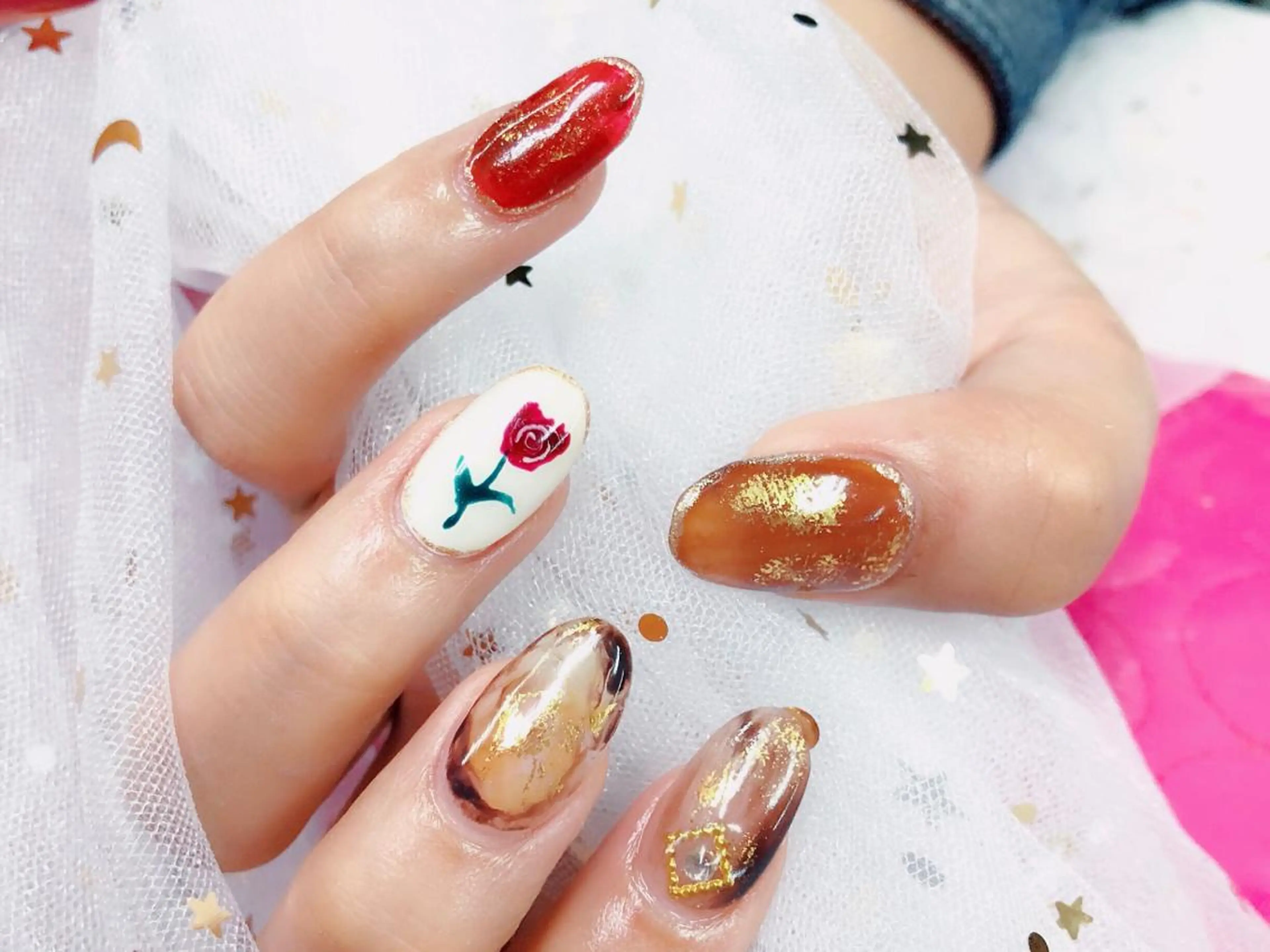 ネイル 💅ネイル✨ プリンセスのネイルデザイン