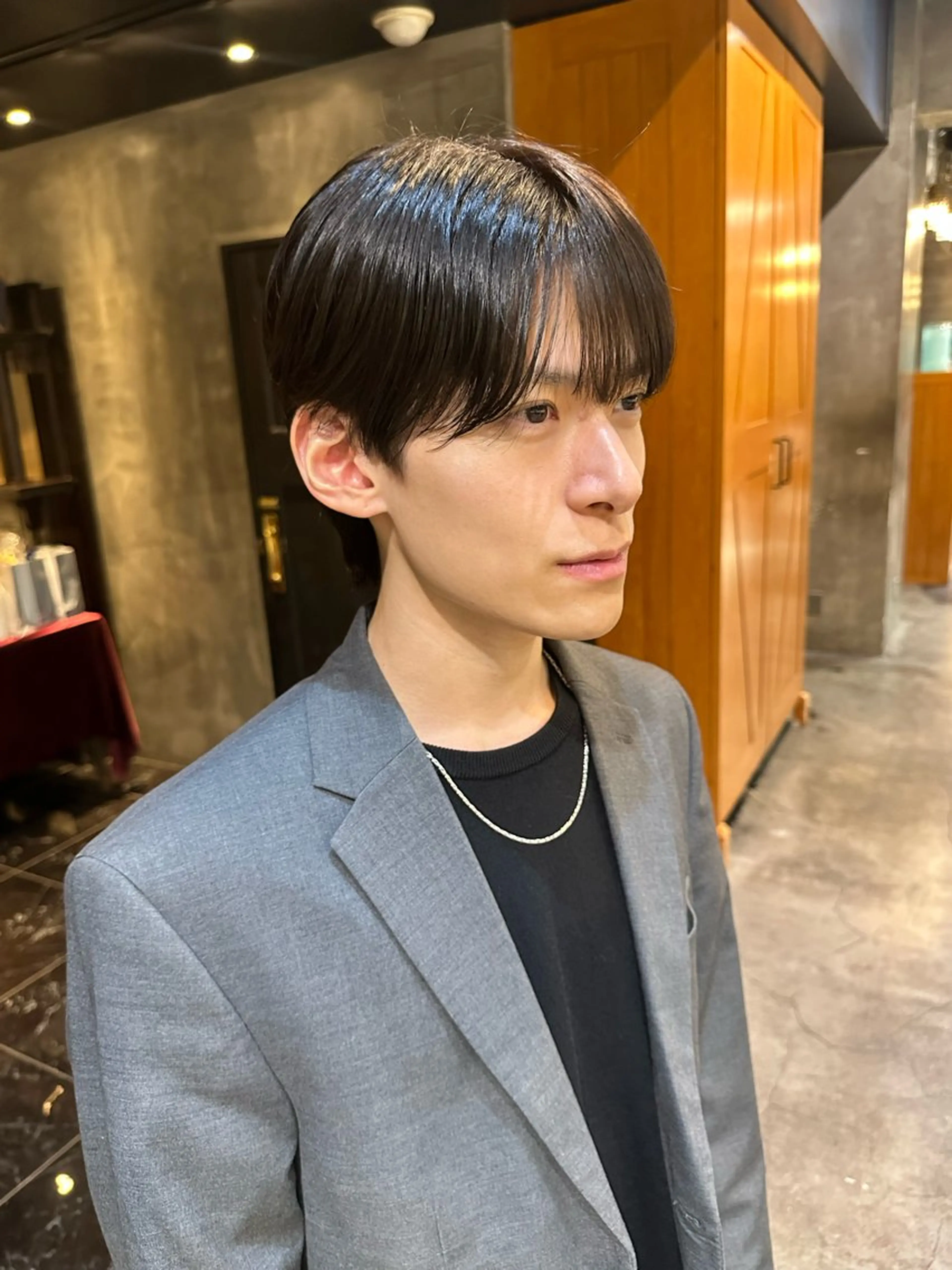 メンズカット💇🏻+コスメストレート✨+内部補修トリートメント+プチヘッドスパの写真