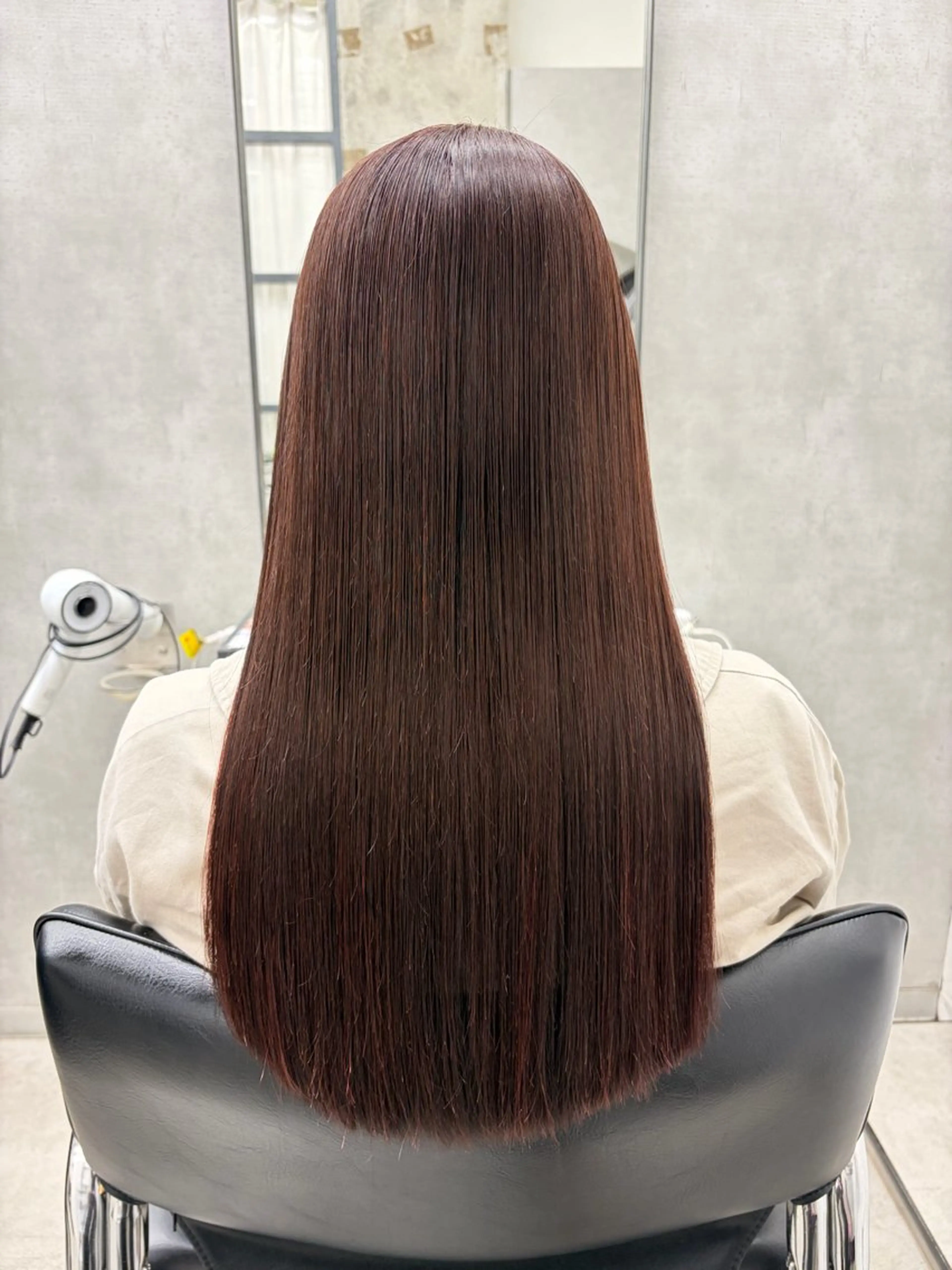 ロング カラー 髪質改善 縮毛矯正 トリートメント ヘアカラー 縮毛矯正 トリートメント すぐ巻ける縮毛矯正 🍀勝倉　麗のヘアスタイル