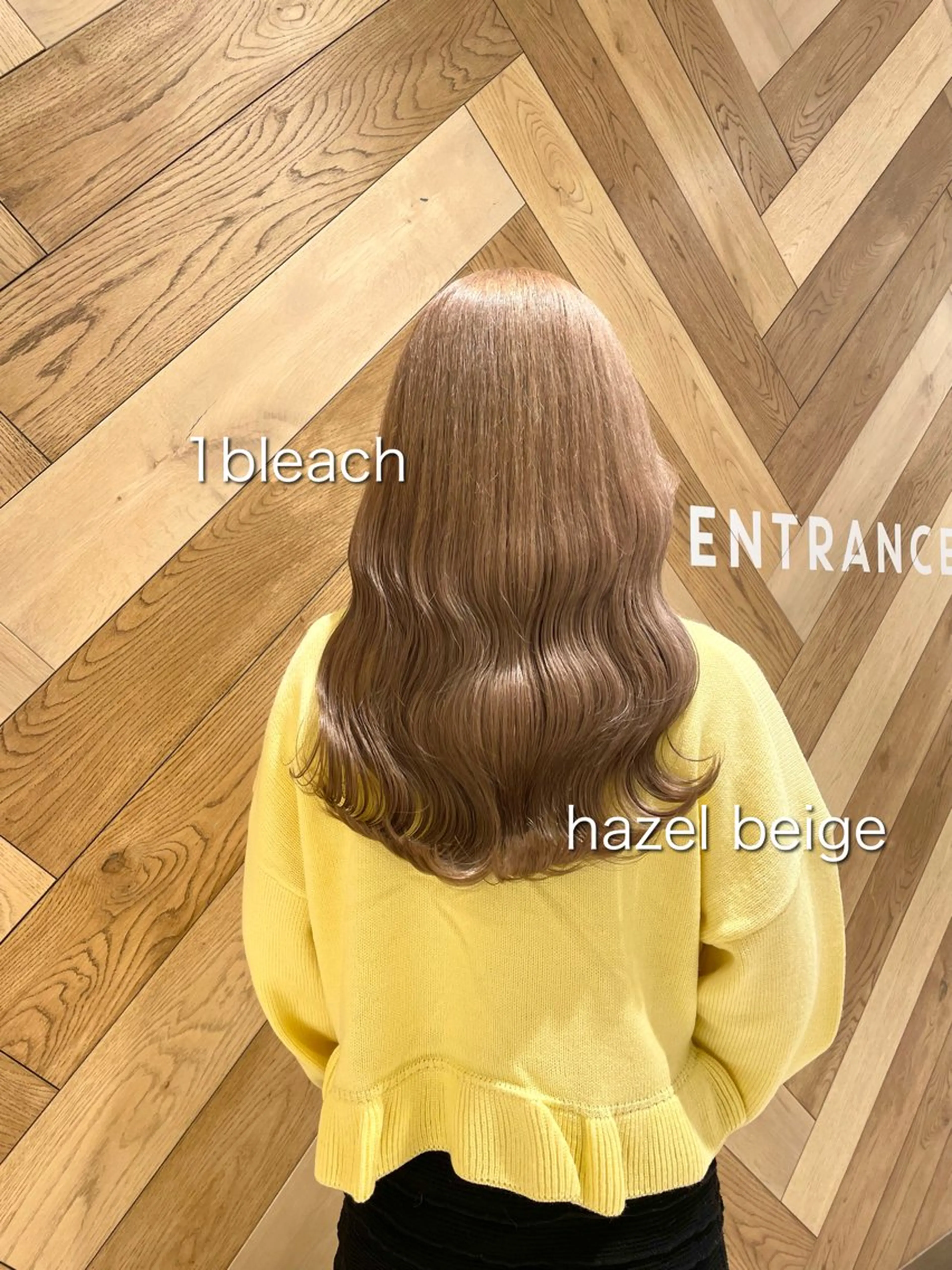 セミロング ヘアカラー GO TODAY仙台一番町店所属・ゆさこのか ダブルカラー/縮毛のヘアスタイル