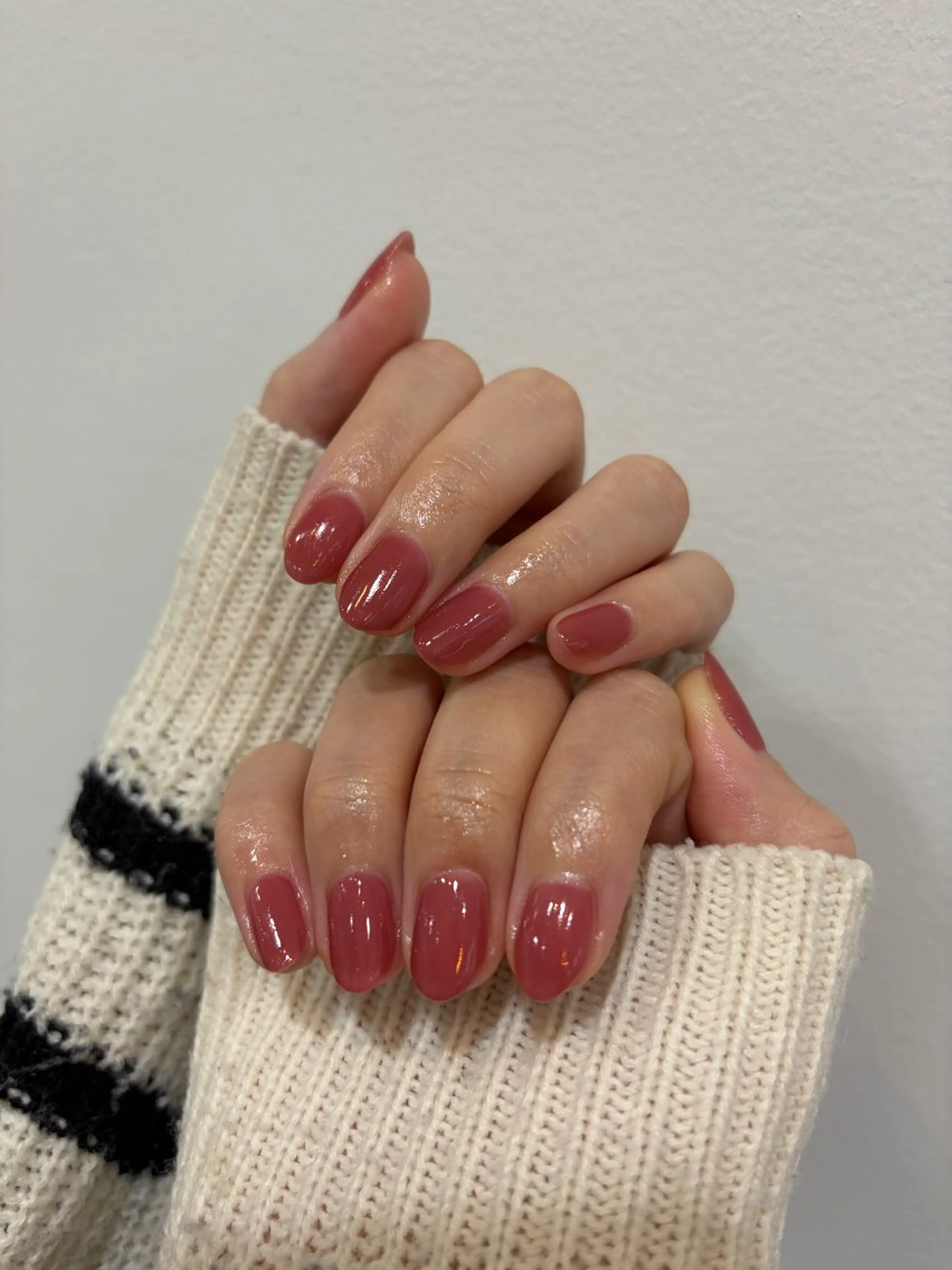 ネイル ワンカラーネイル 大阪/堀江ニュアンス KASUMIのネイルデザイン