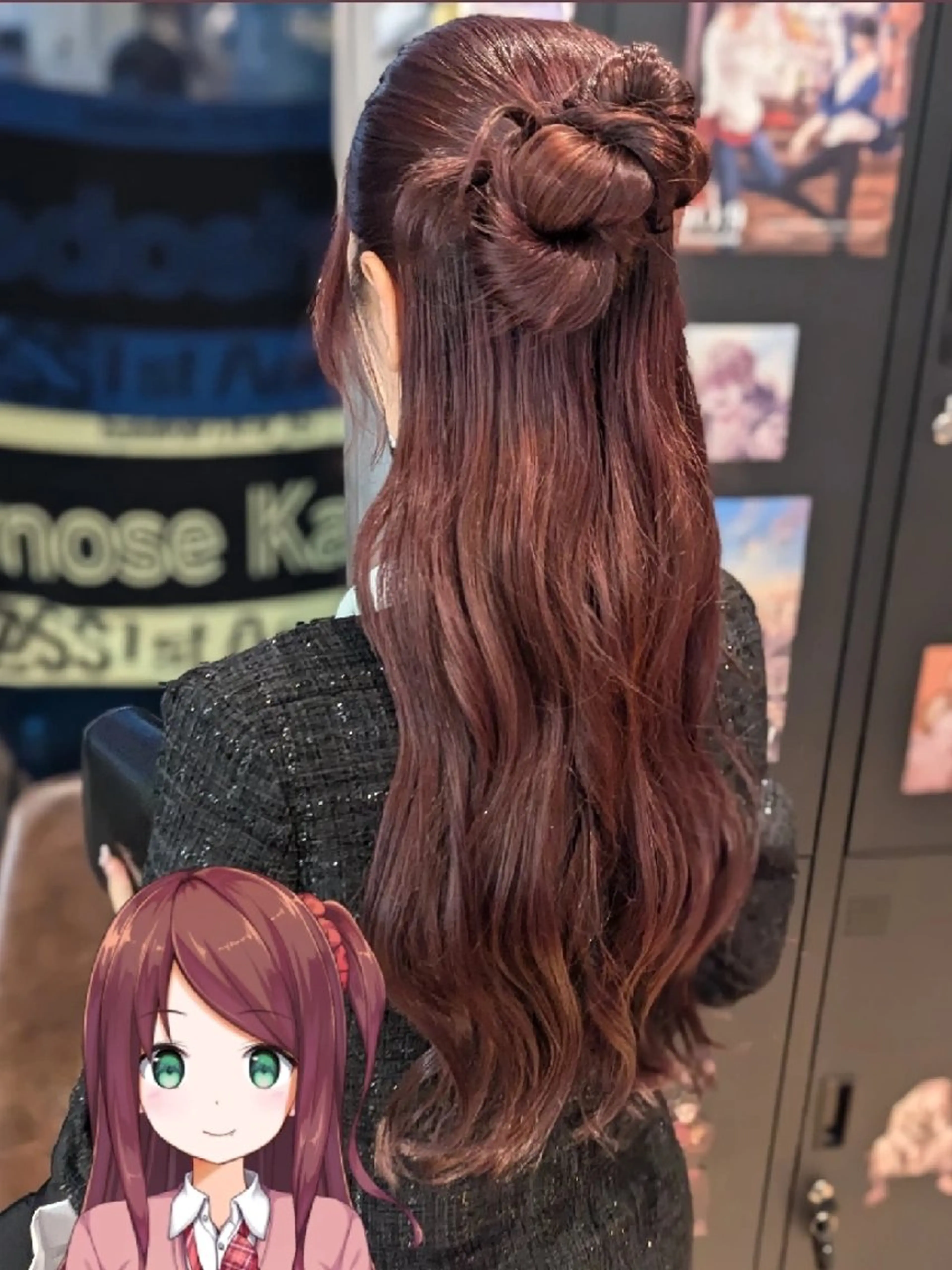 カラー ロング 推しカラー🦉にじさ んじカラー🌈🕒✨のヘアスタイル