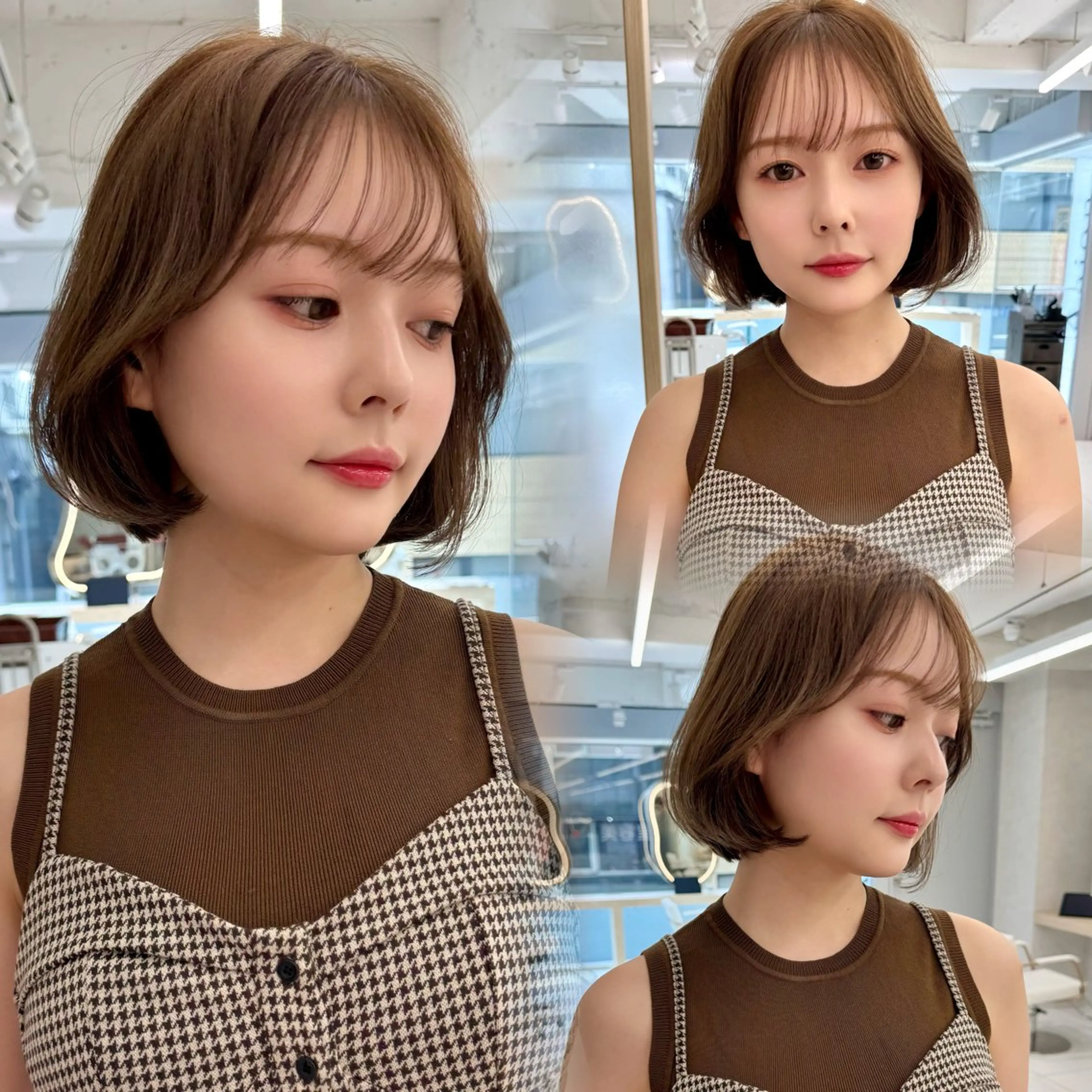 ミディアム 三鷹で1番ショート ボブをカットする新谷のヘアスタイル