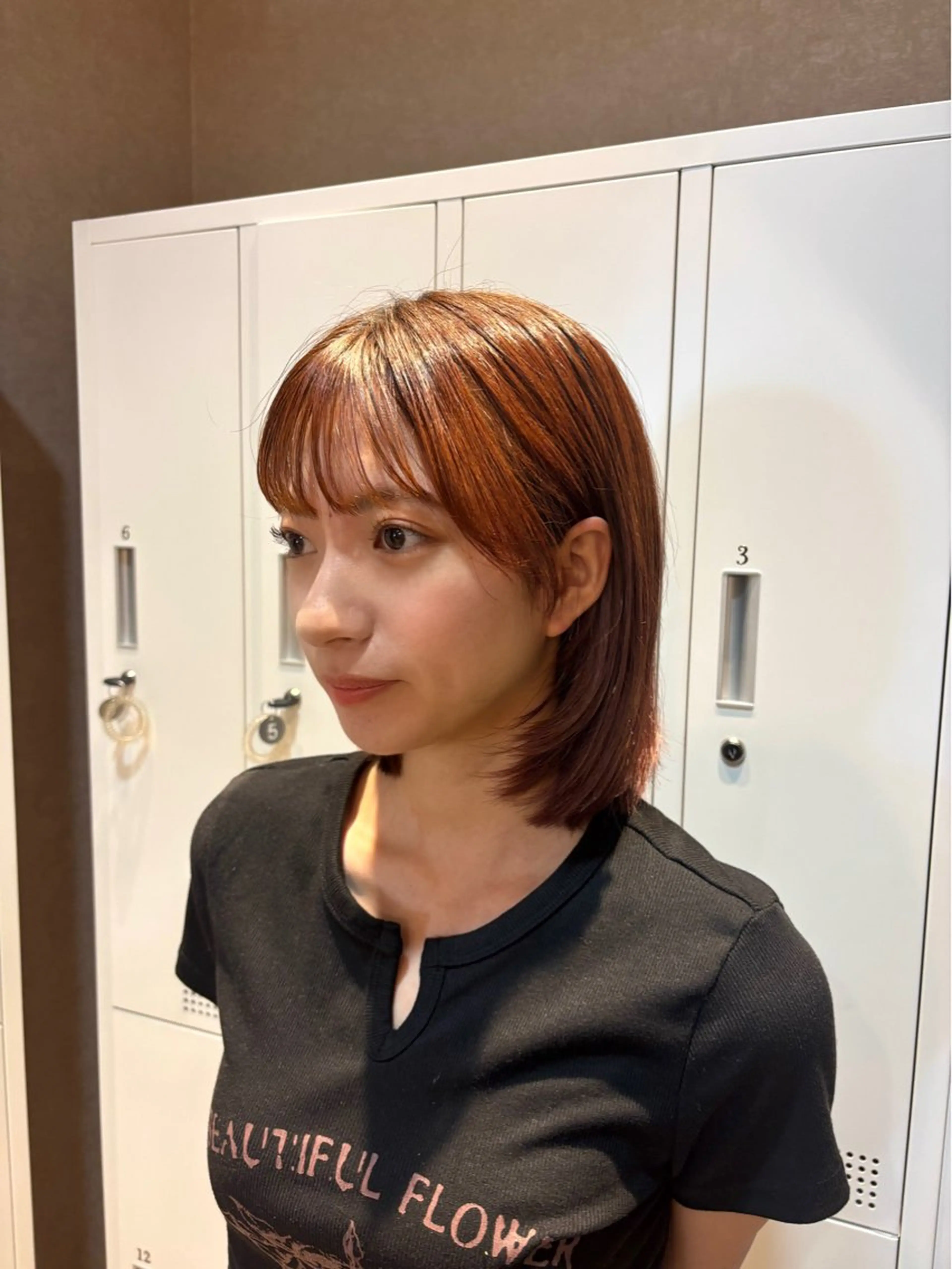 ミディアム 透明感カラー🤎/ ツヤカラー/さくらのヘアスタイル