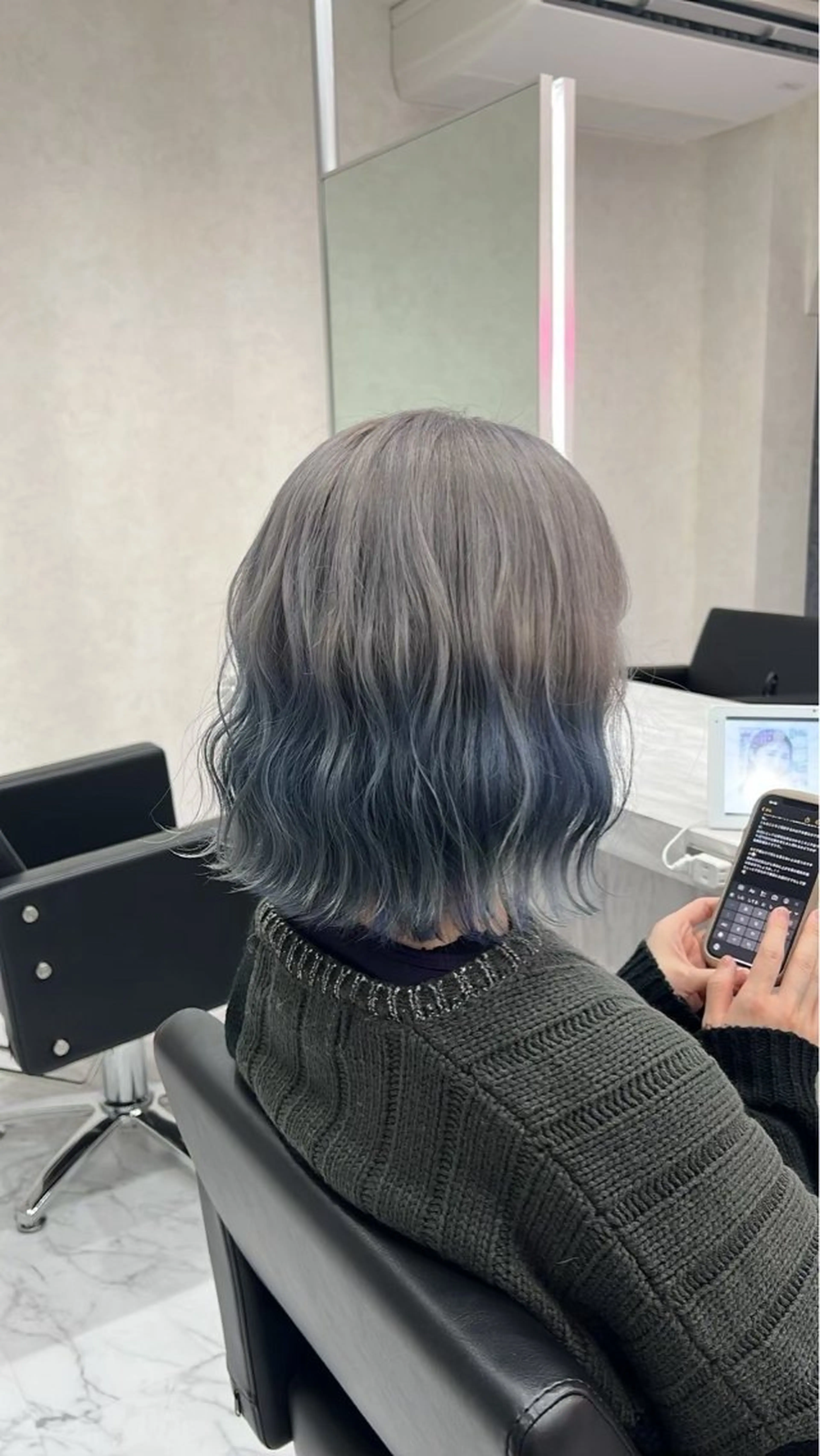 ミディアム ヘアカラー 🥀レイヤー/ブリー チカラー/ゆうか🥀のヘアスタイル