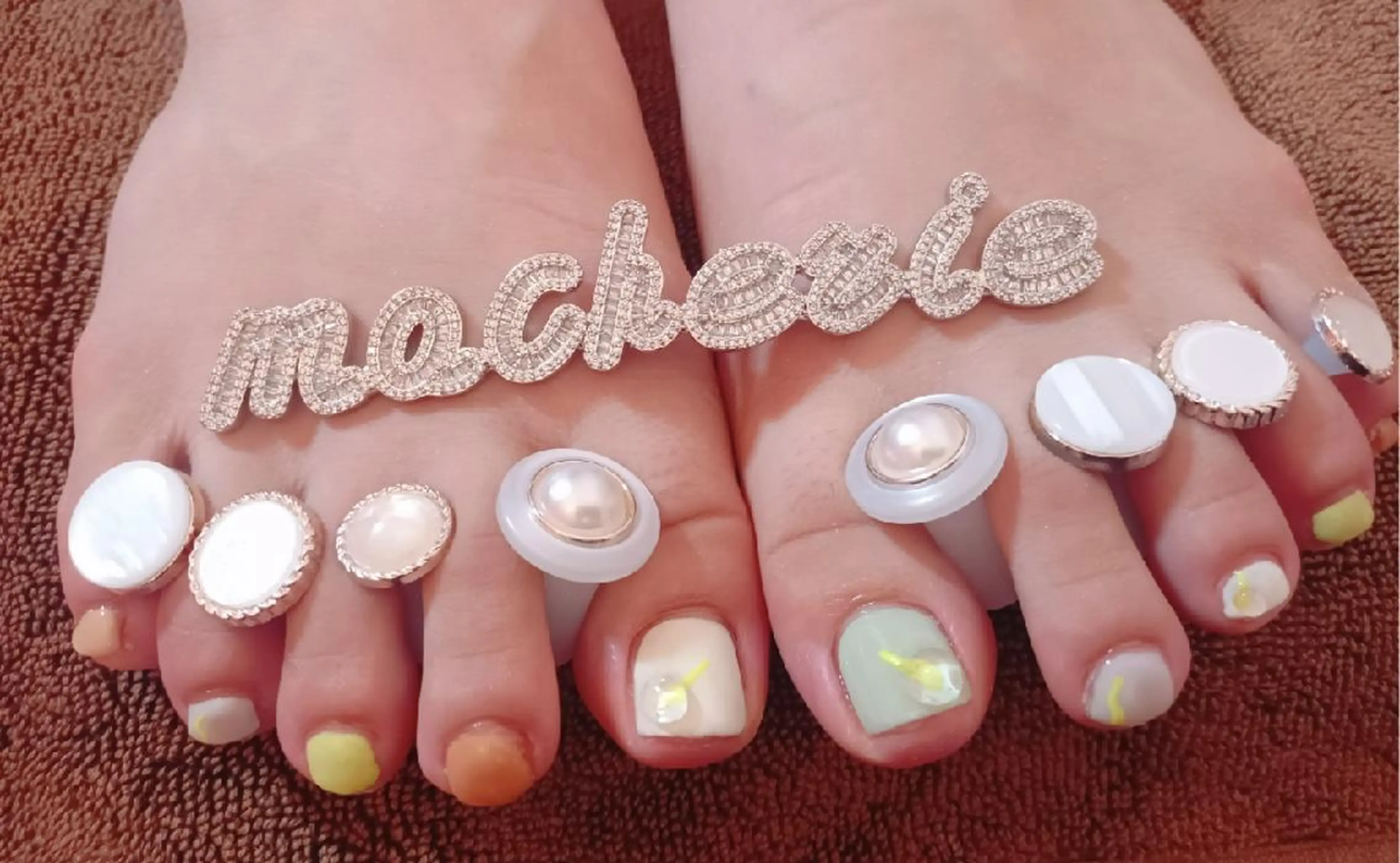 ネイル 持ち込み フットネイル Nail Salon macherieのネイルデザイン