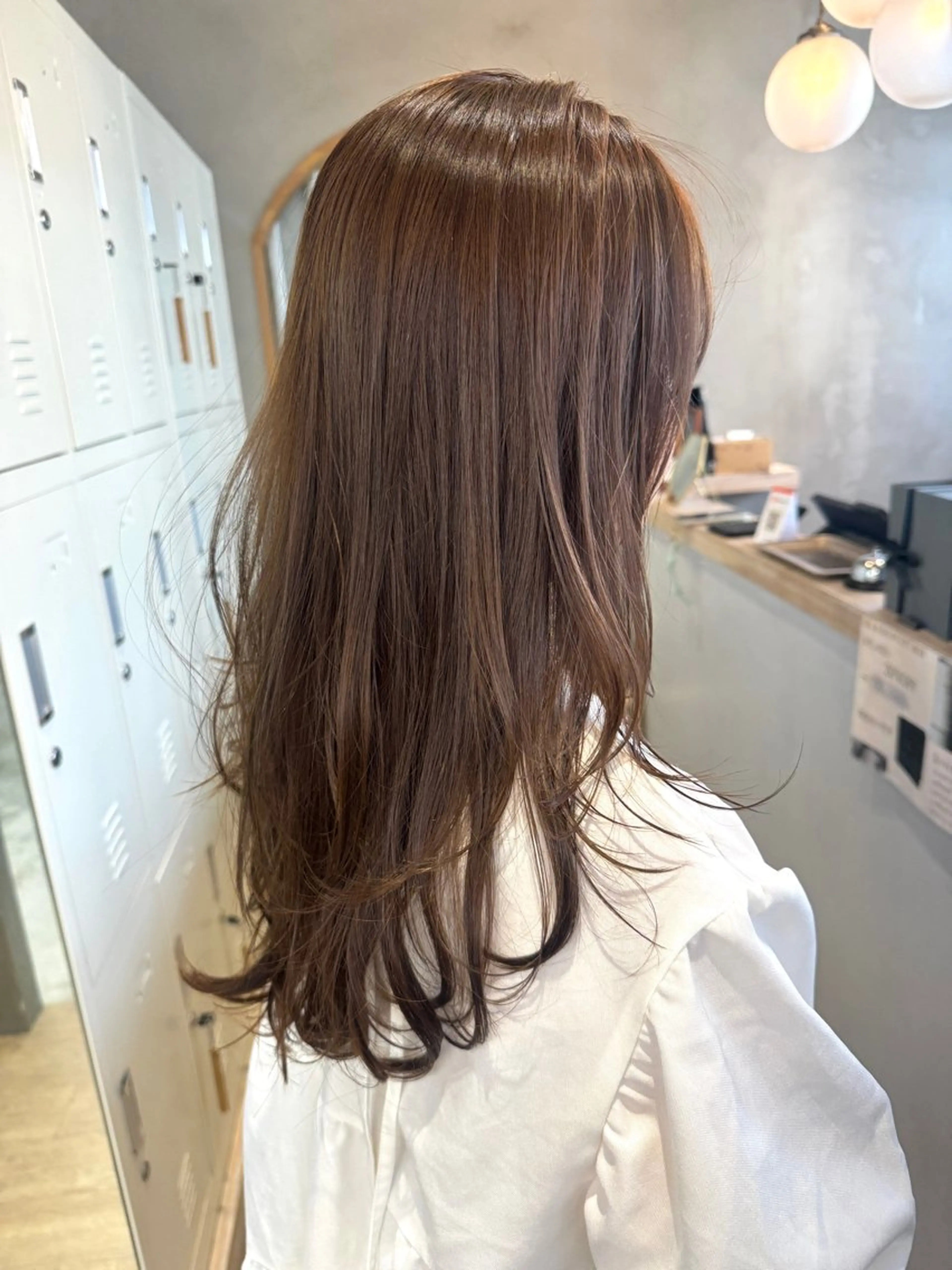ロング カラー カット ヘアカラー トリートメント 🌷レイヤー縮毛/ 艶カラー/ami🌷のヘアスタイル