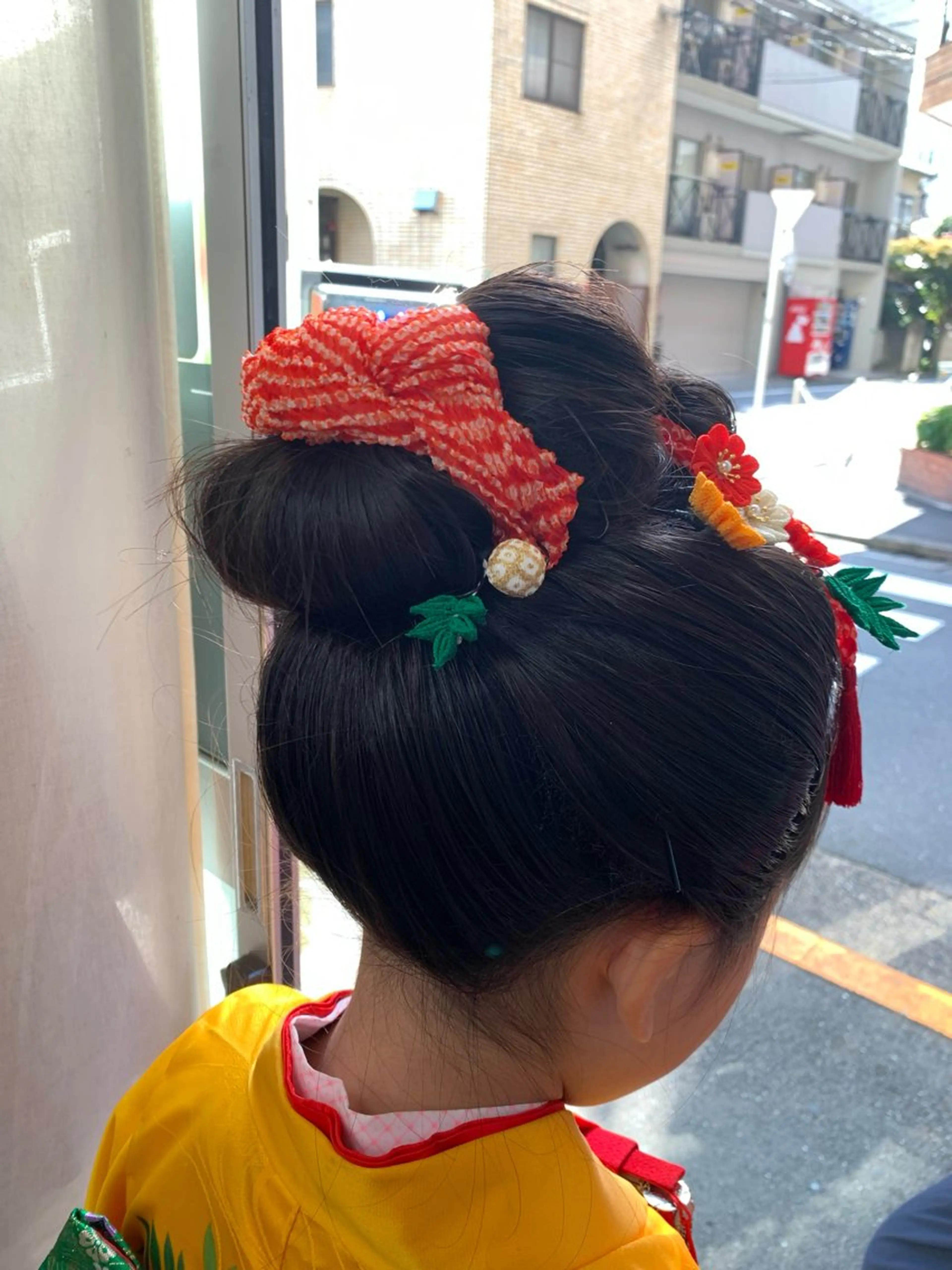 七五三親子着付けヘアセット（日本髪別途料金）の写真