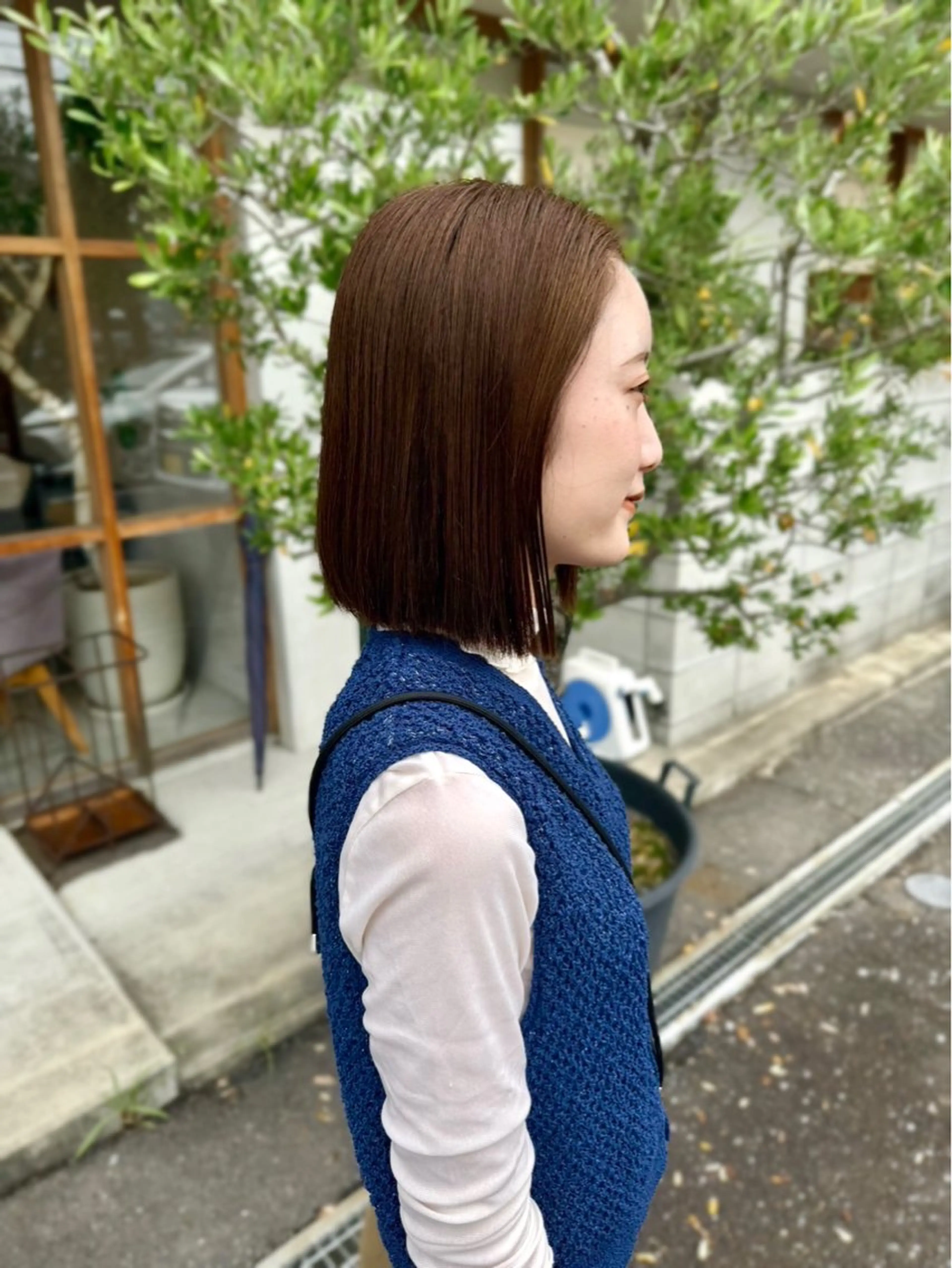 ミディアム ヘアカラー トリートメント momoka 女性限定のヘアスタイル