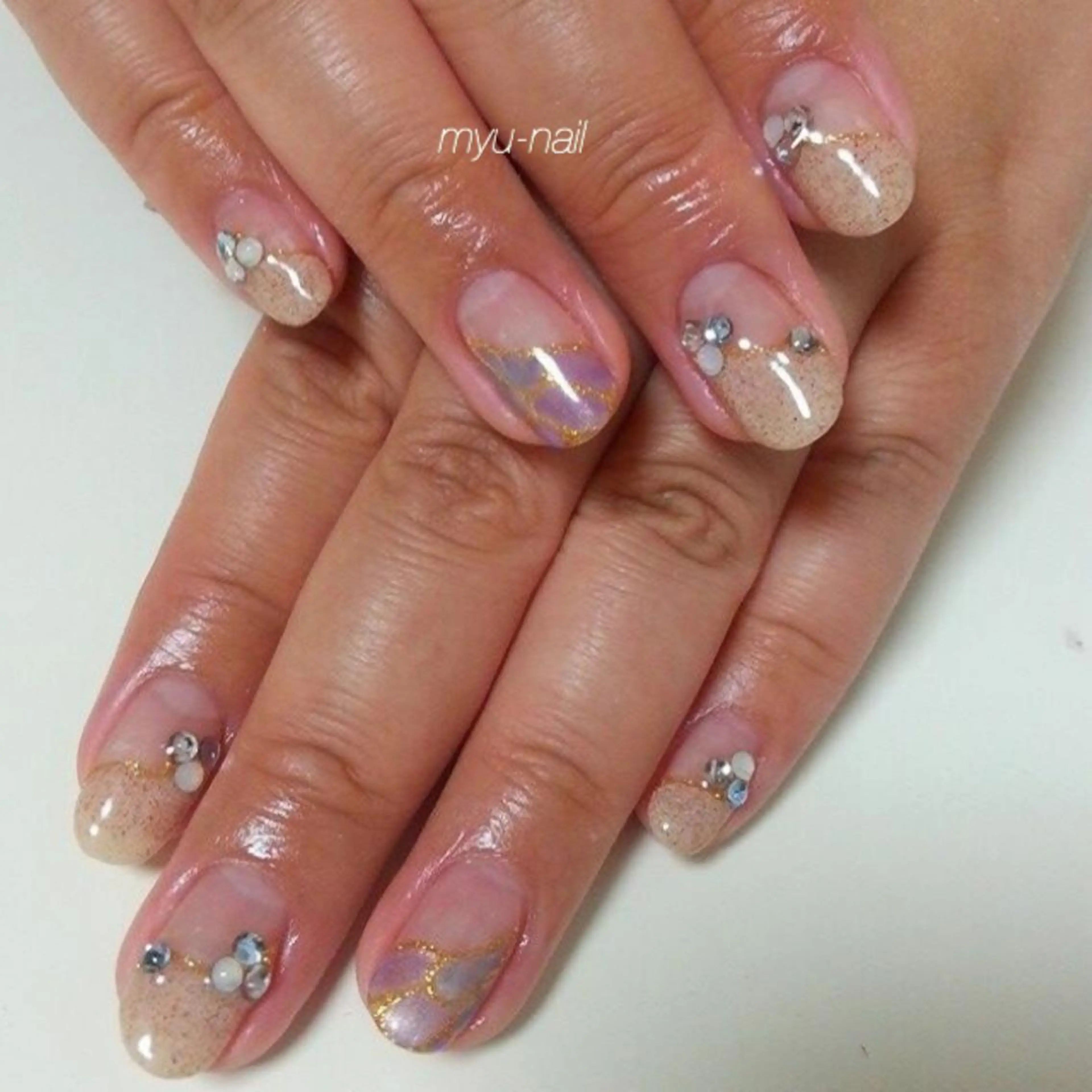 ネイル アートネイル ホームサロン myu-nailのネイルデザイン