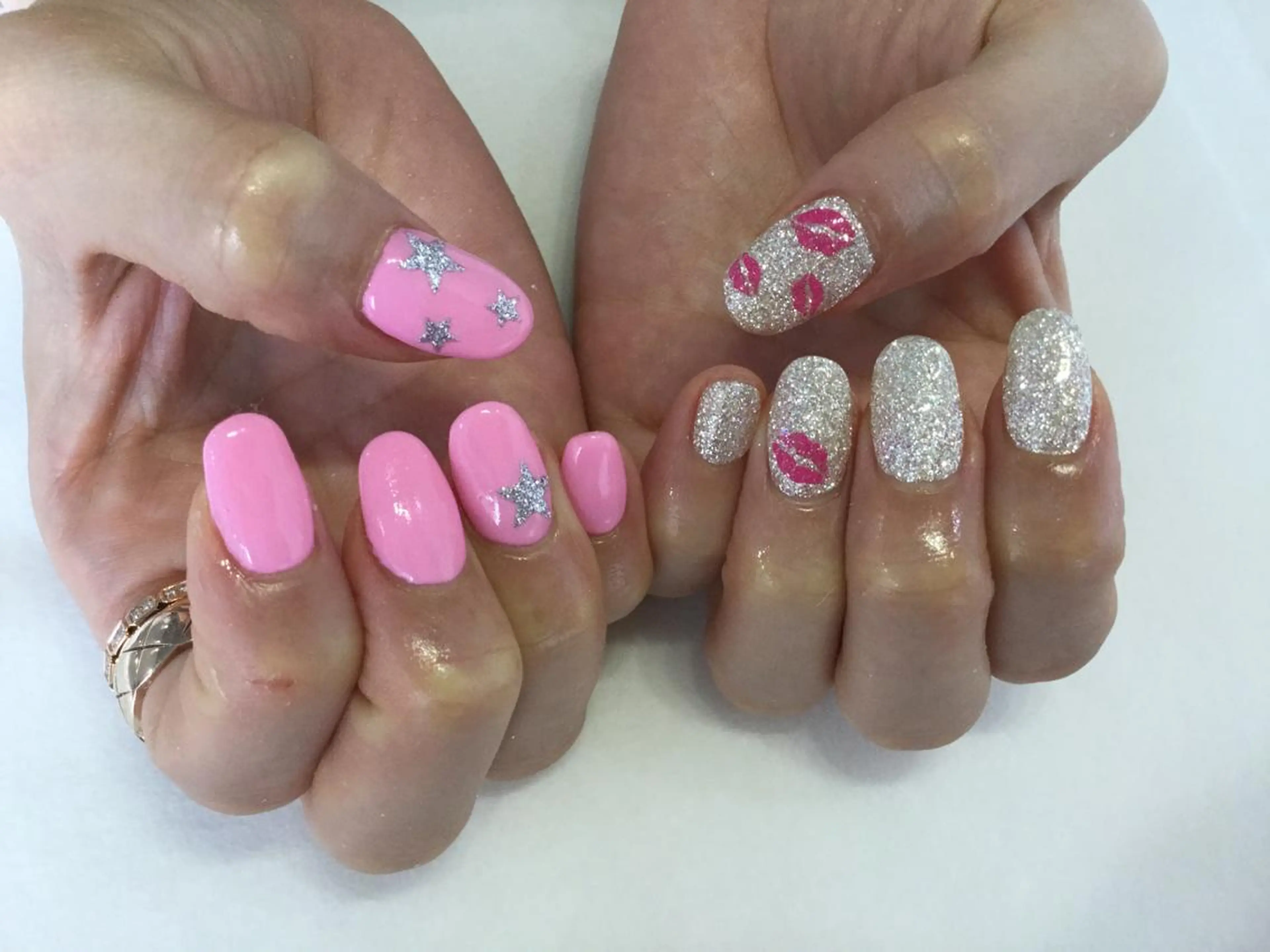 ネイル ハンドネイル 💎🐰 saki. m 🐰💎のネイルデザイン