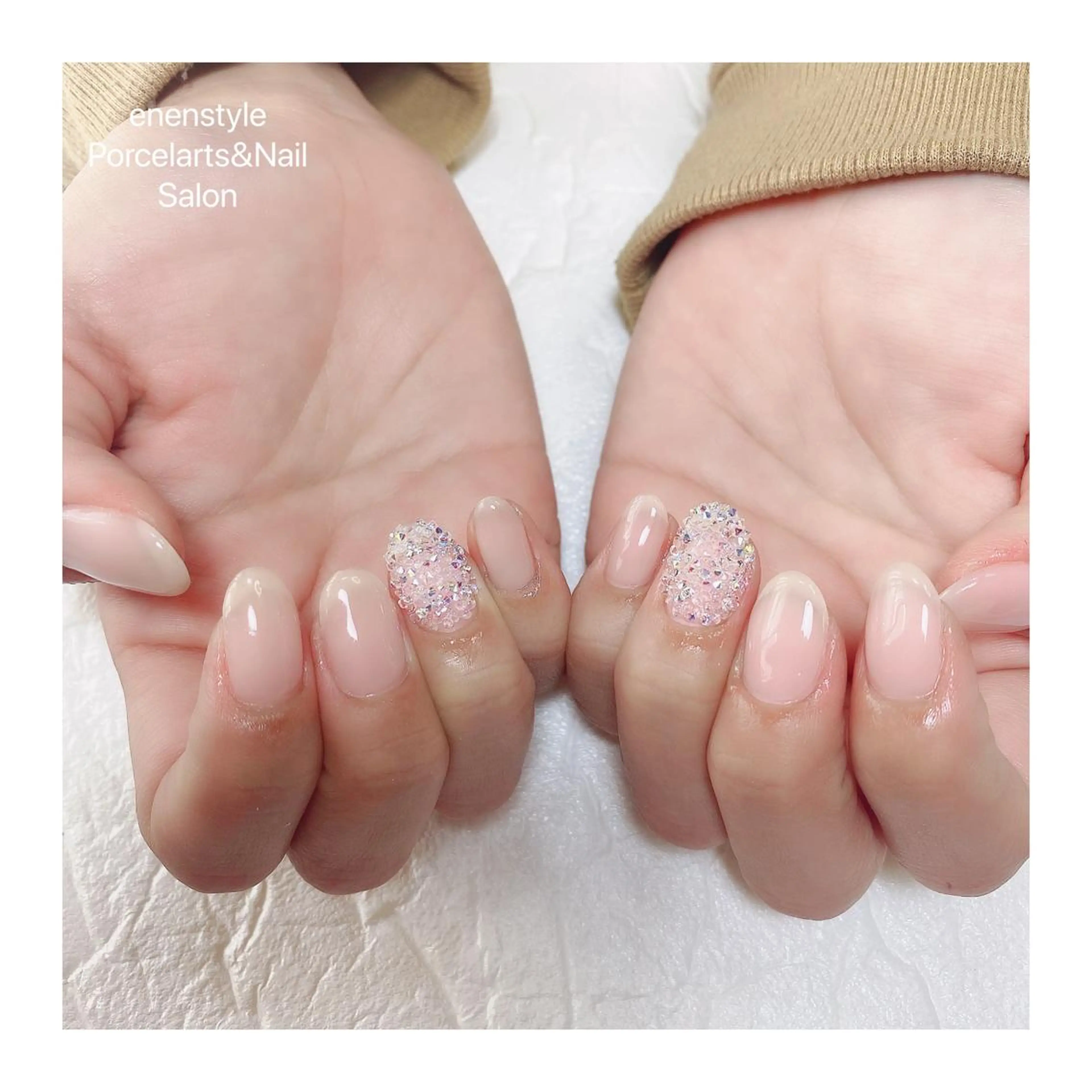 ミディアム ネイル ハンドネイル 👑enen style👑のネイルデザイン