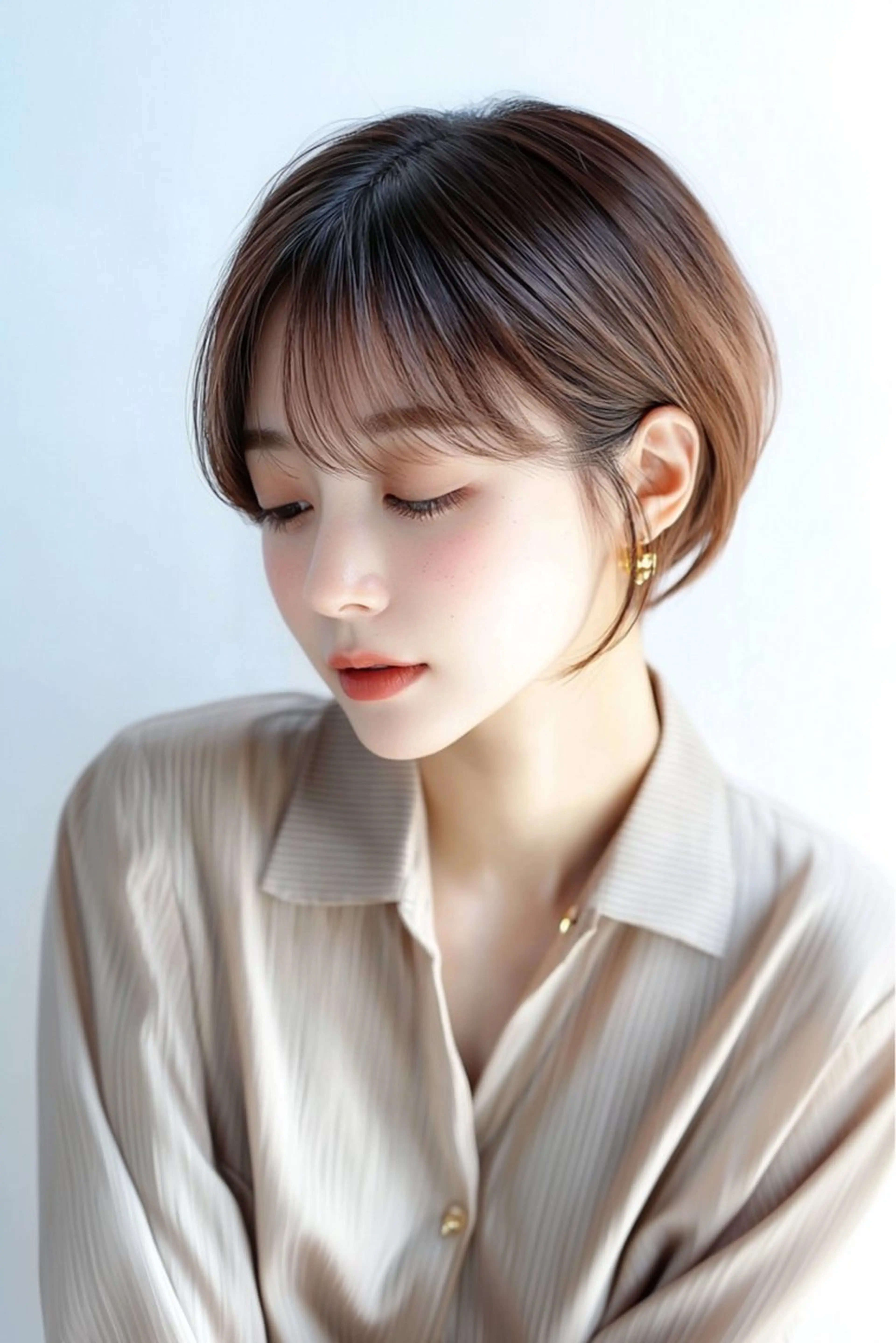 カラー ベージュカラー 透明感カラー カット ヘアカラー トリートメント 艶カラー YOSHIMURAのヘアスタイル