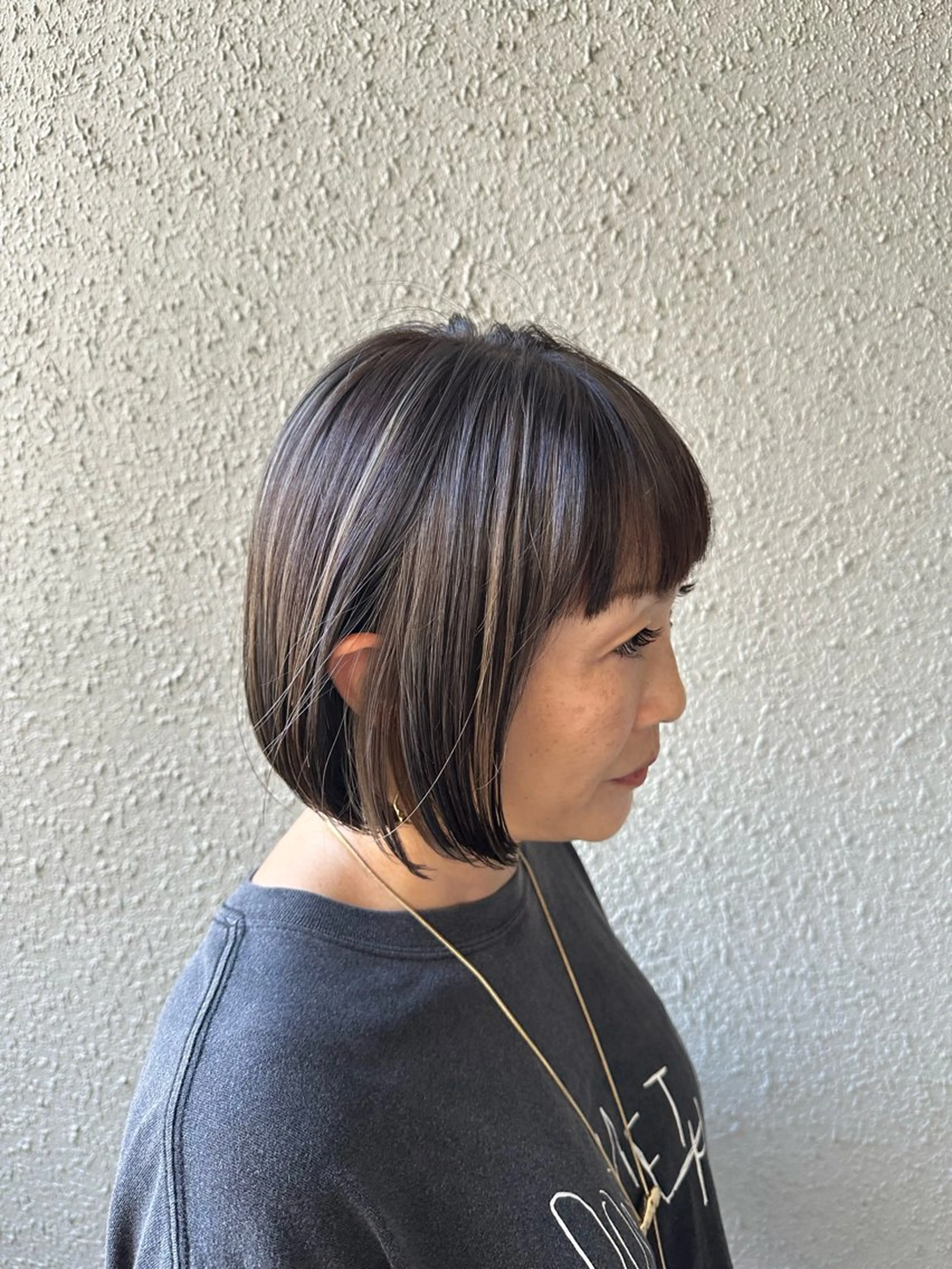 セミロング カラー レイヤー/艶カラー ROKUのヘアスタイル