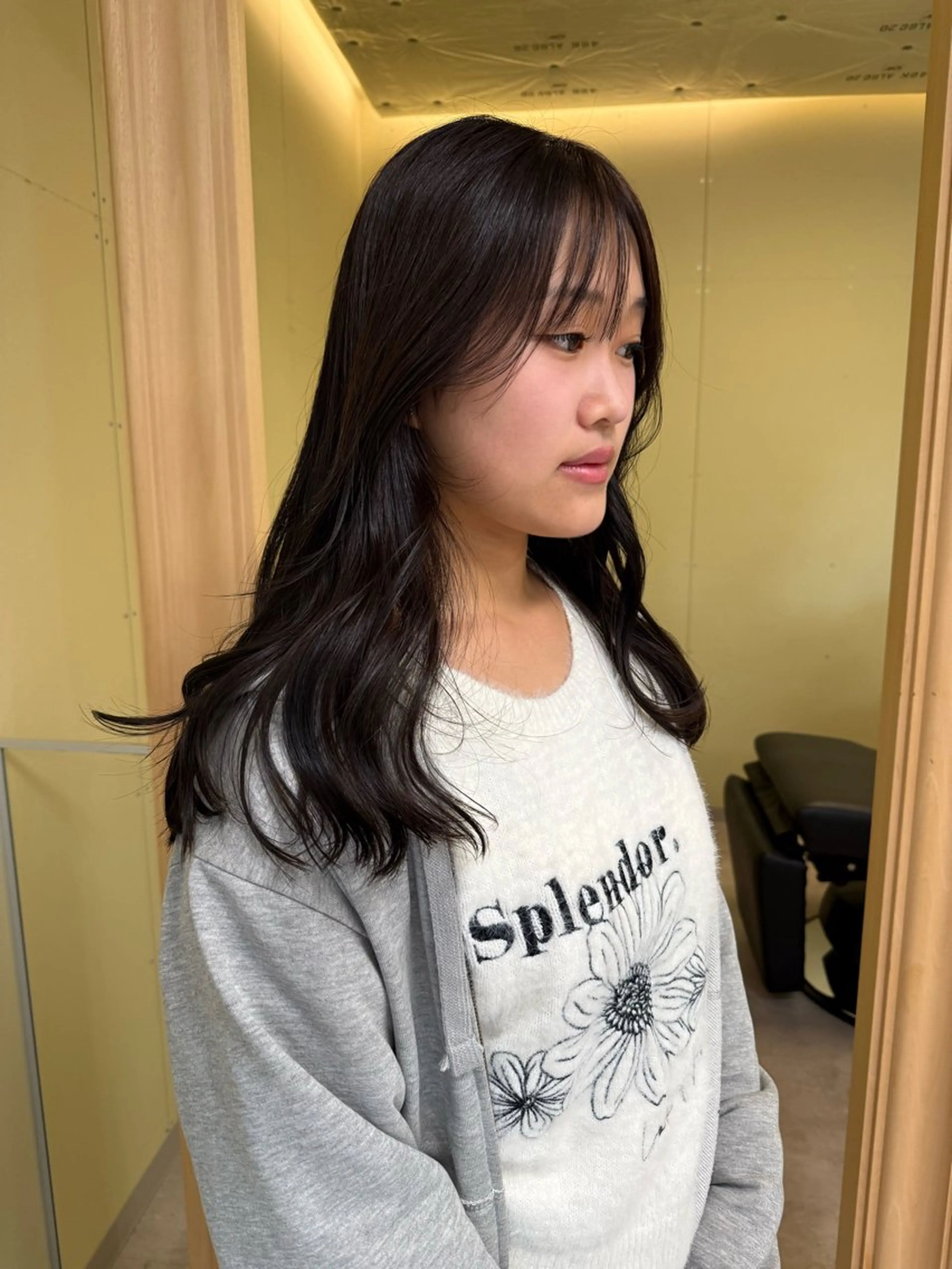 ロング カラー カット ヘアカラー 伶風/ボブ/ ハッシュカットのヘアスタイル