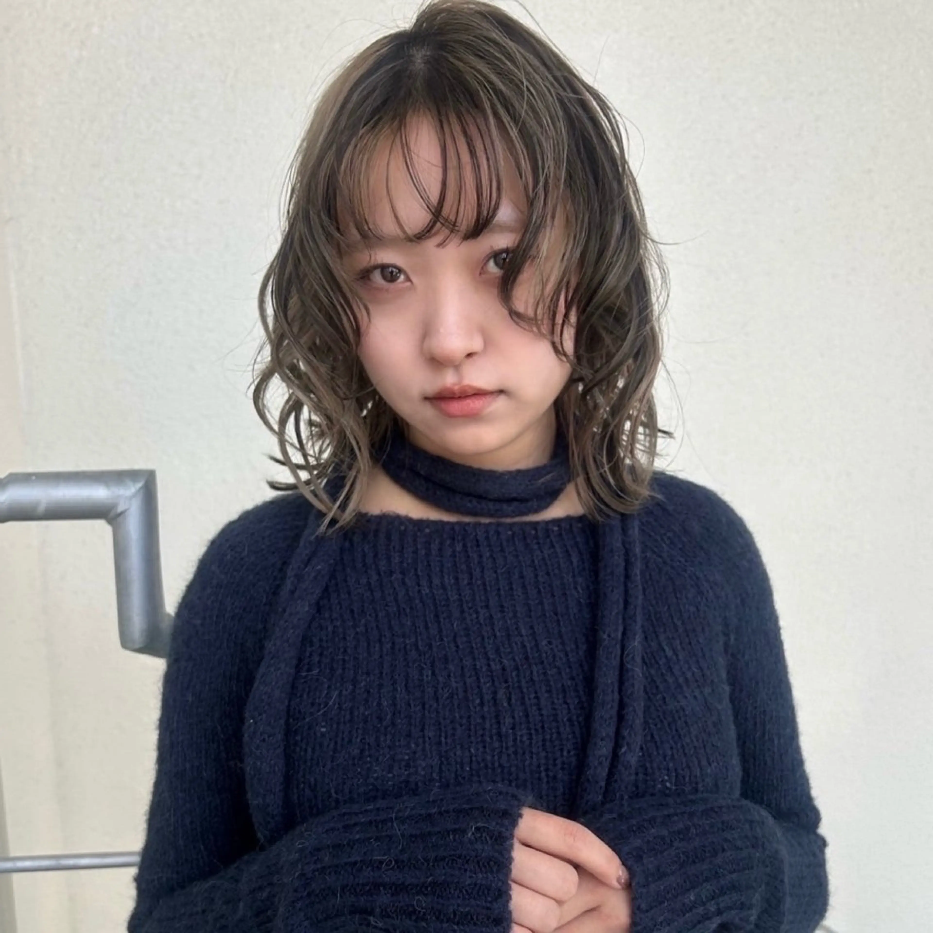 ミディアム カラー 伊藤ほのか/パーマ /酸性ストレートのヘアスタイル