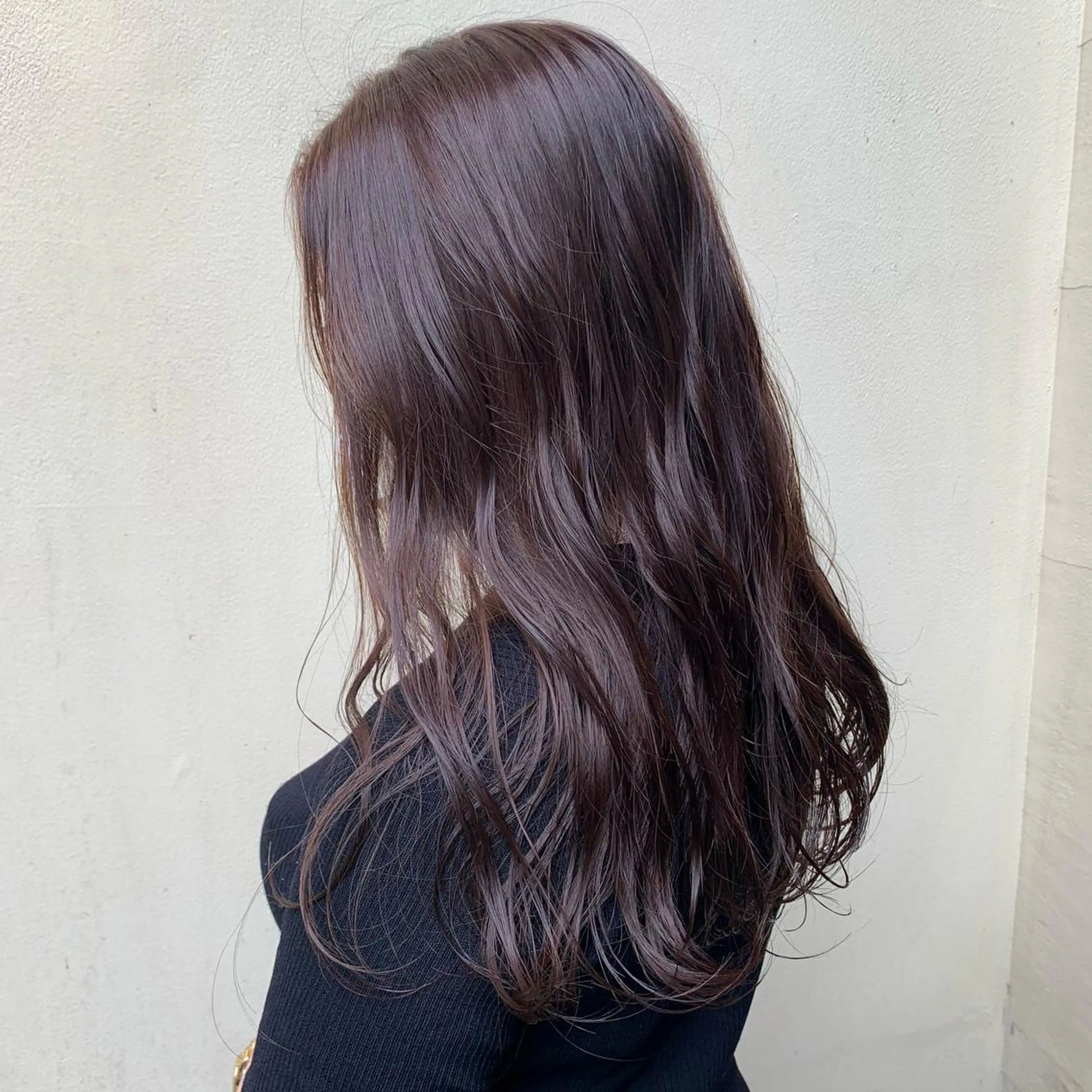 透明感あふれるニュアンスカラー🥣（ワンカラー）シャンプー＋ブロー込みの写真