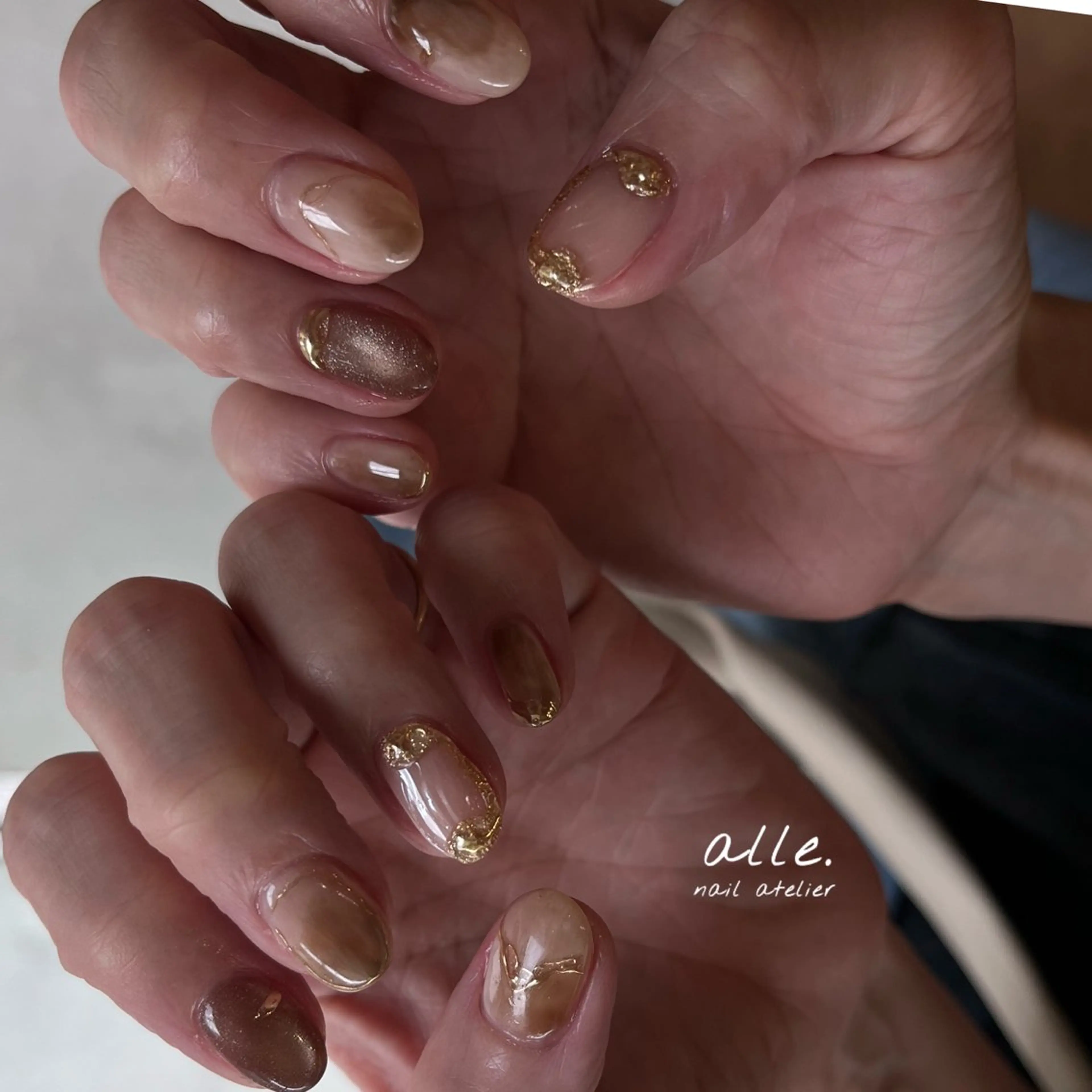 ネイル ハンドネイル atelier alle.のネイルデザイン