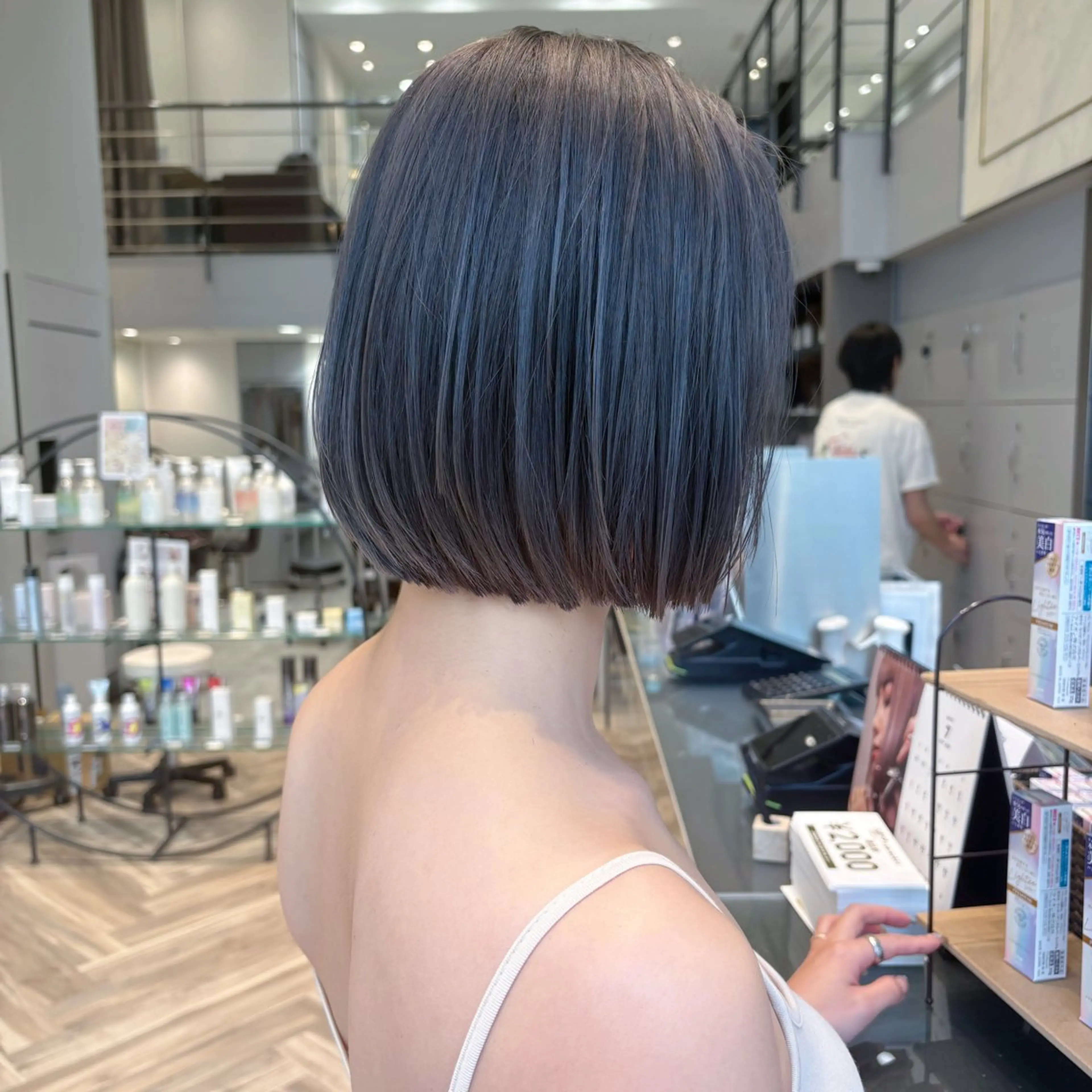 カラー 李 文のヘアスタイル