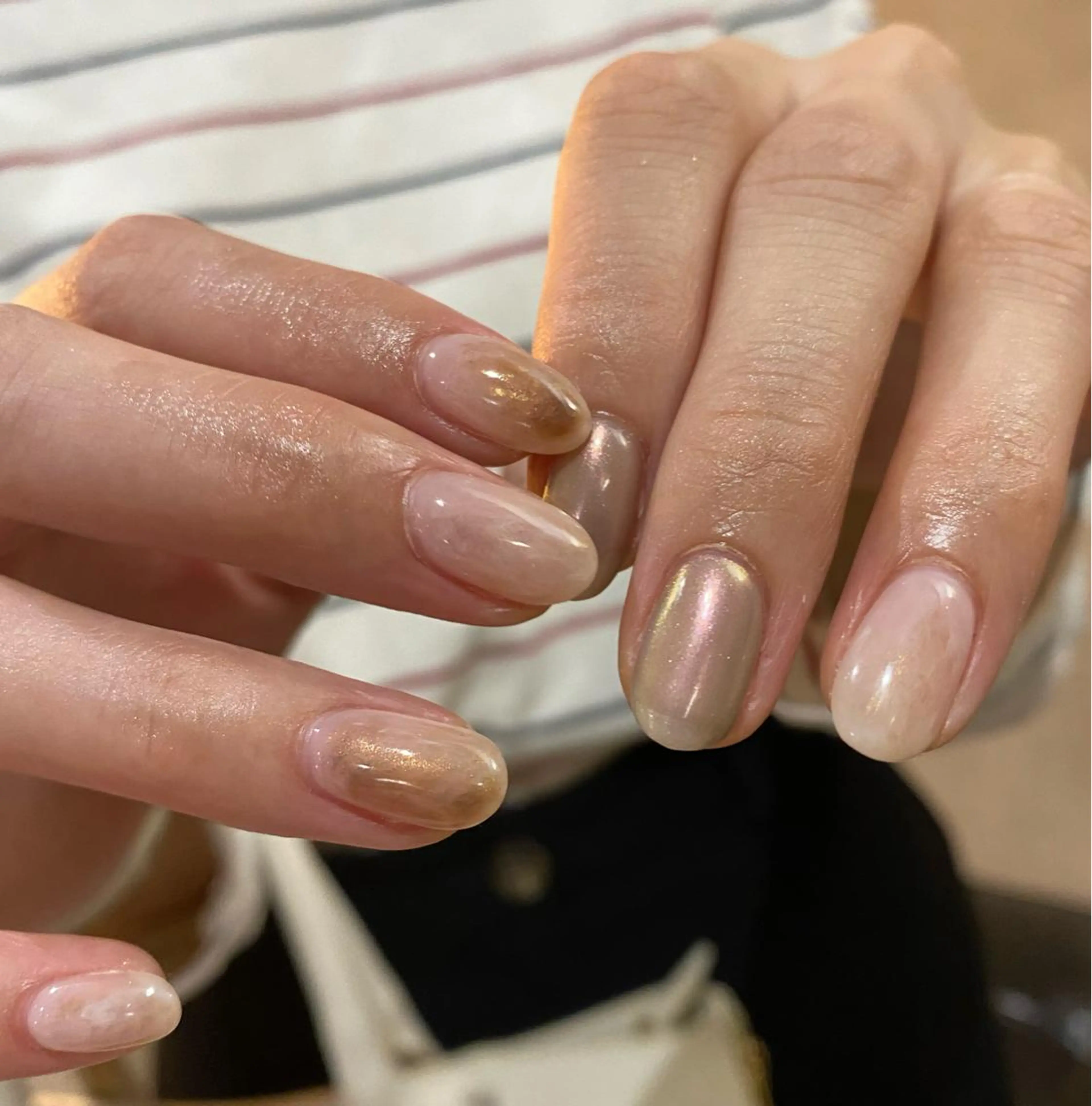 カラー ネイル scre as Etelのネイルデザイン