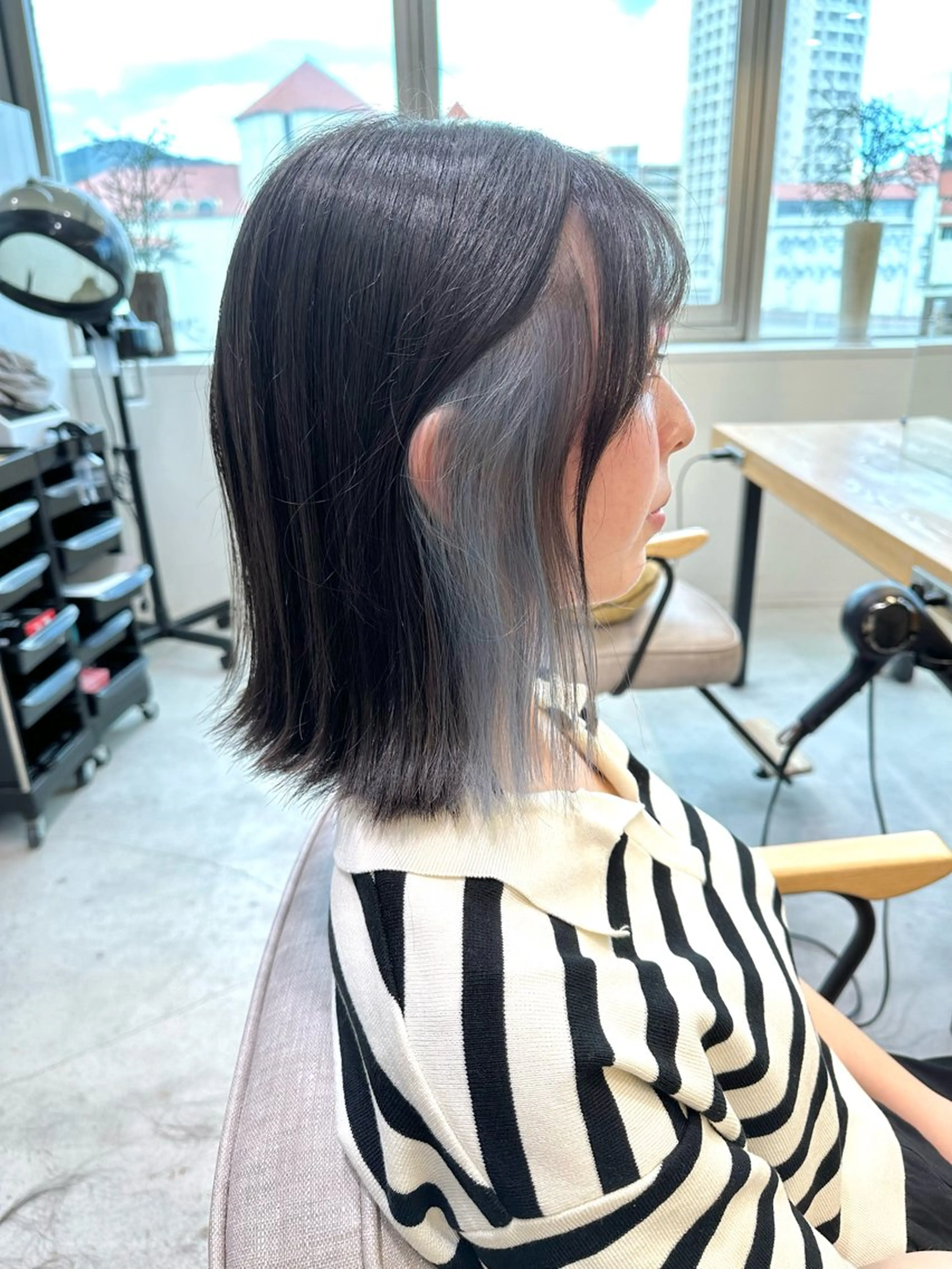 ショート カット ヘアカラー トリートメント 上野湧太 髪質改善/艶カラーのヘアスタイル