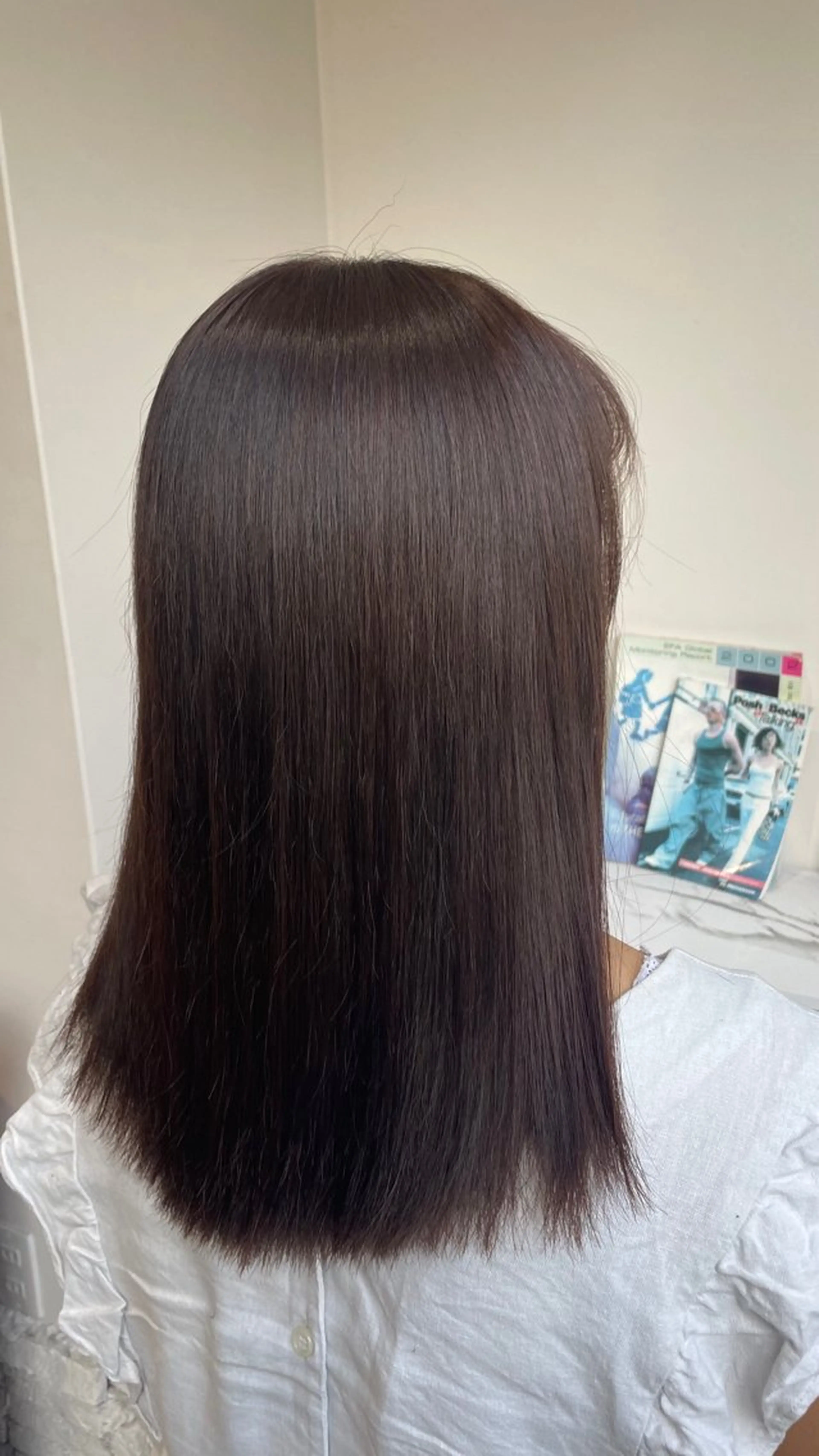 セミロング カラー ★透明感カラー★ ayaka🌹のヘアスタイル