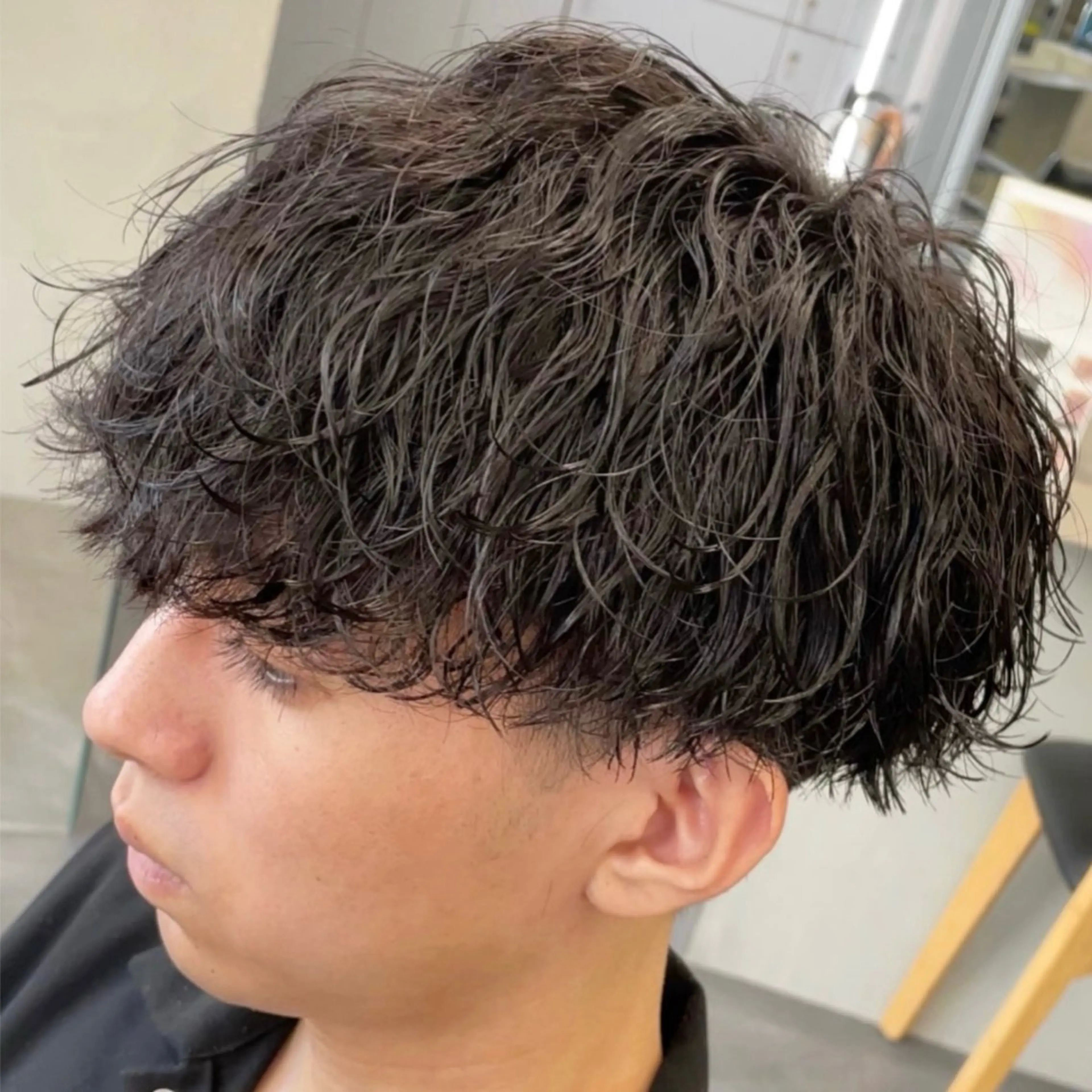 ミディアム パーマ ヘアアレンジ メンズ fifth Tokyo所属・fifth 石川 凪のヘアスタイル