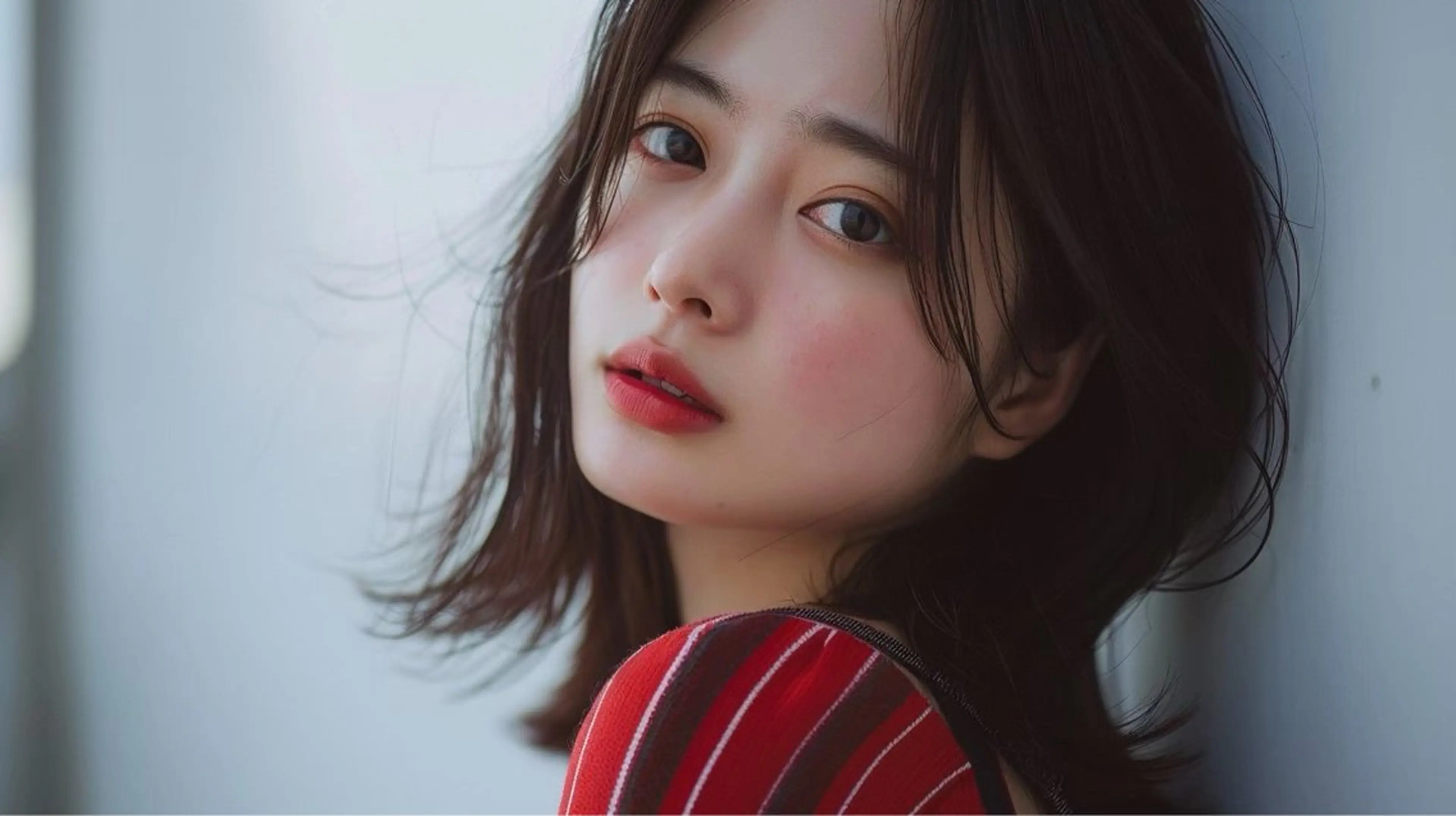 ミディアム カラー カット ヘアカラー ブリーチなしWカラー 超特化/YURAのヘアスタイル