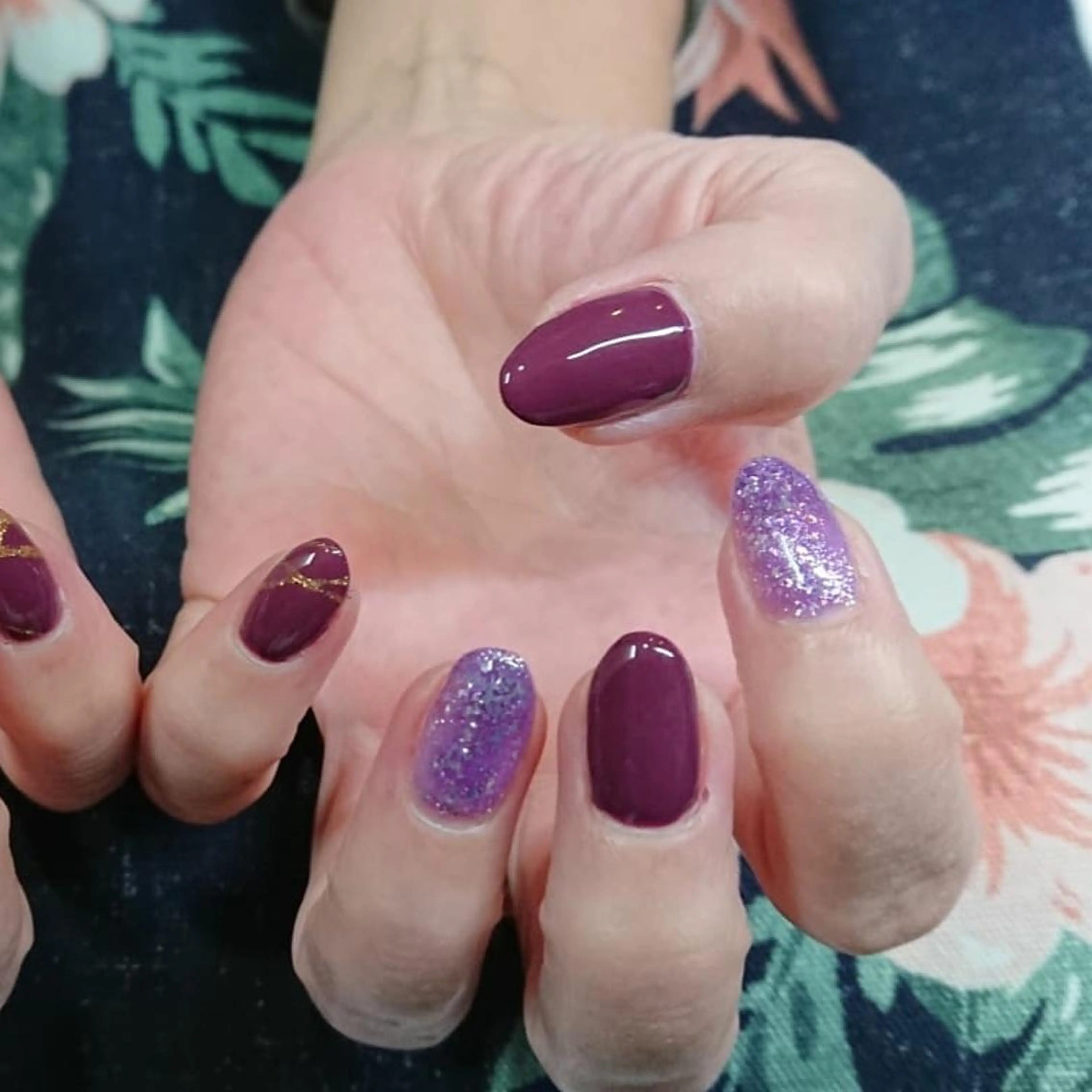 ネイル ハンドネイル とねがわ かよこのネイルデザイン