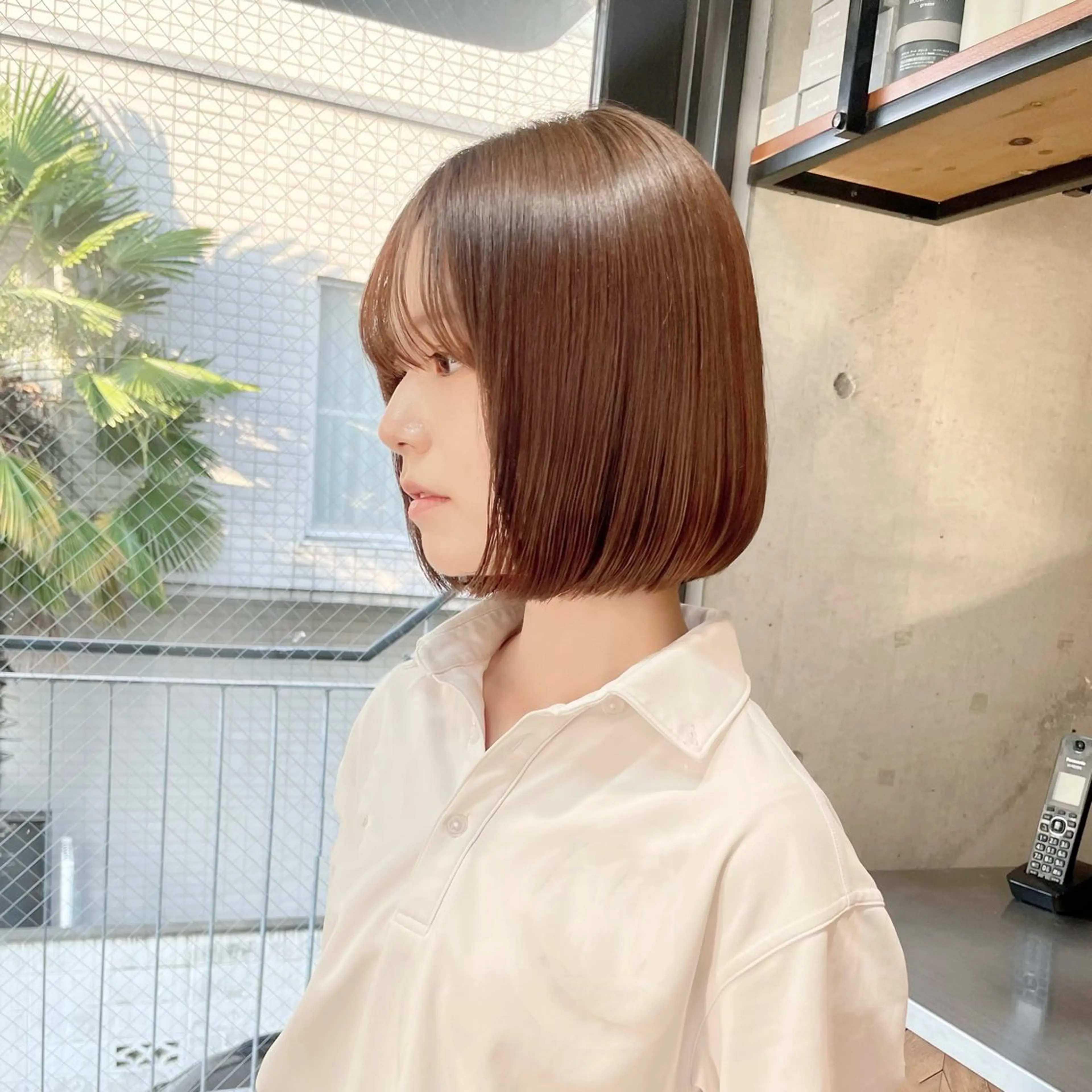 ショート パーマ ボブ 髪質改善 ショートヘア 縮毛矯正 酸性ストレート カット 縮毛矯正 トリートメント ショートボブ髪質改善 縮毛矯正のプロ山道潤のヘアスタイル