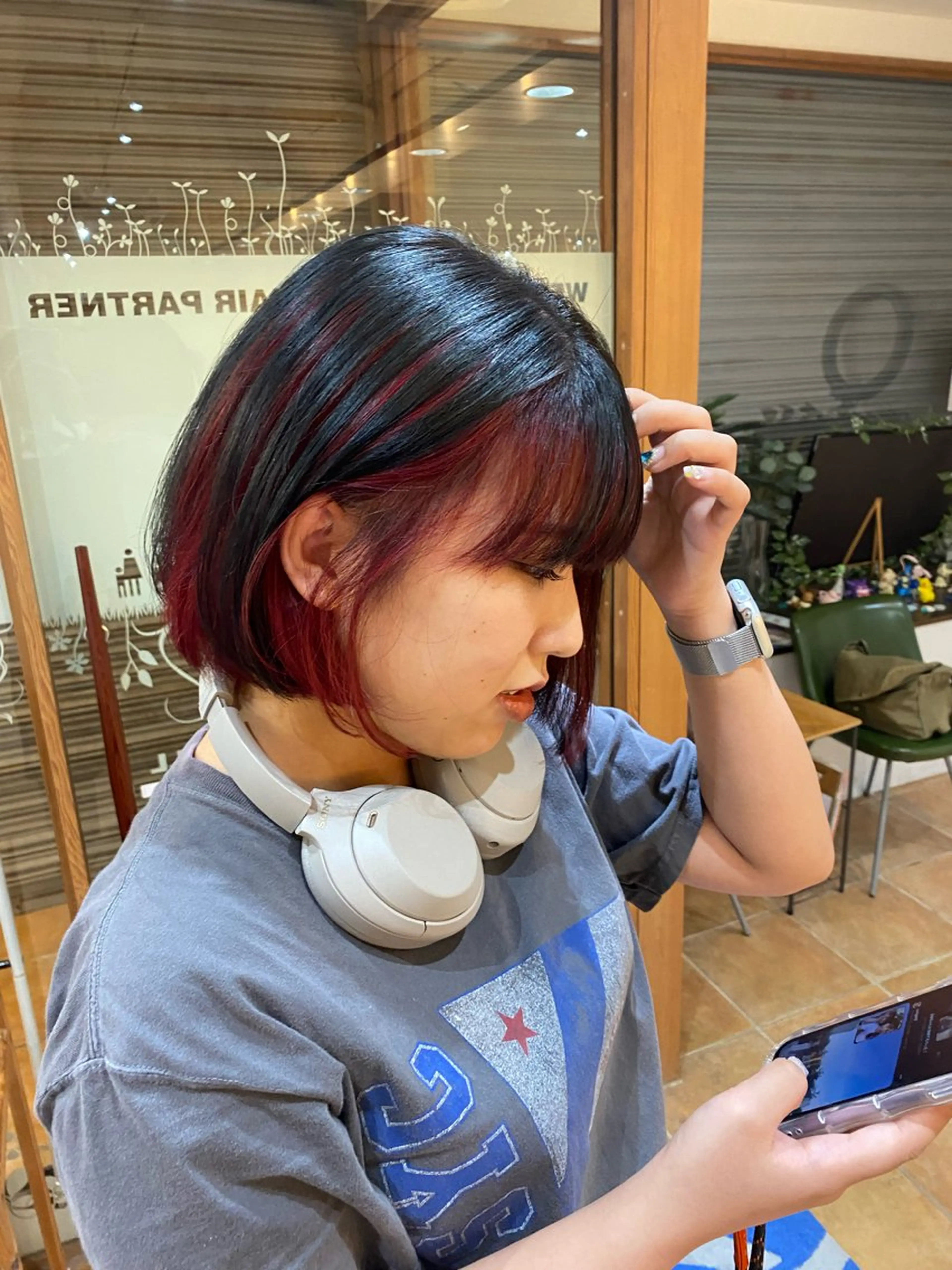 ショート ヘアカラー Miho: カラーモデル募集中のヘアスタイル