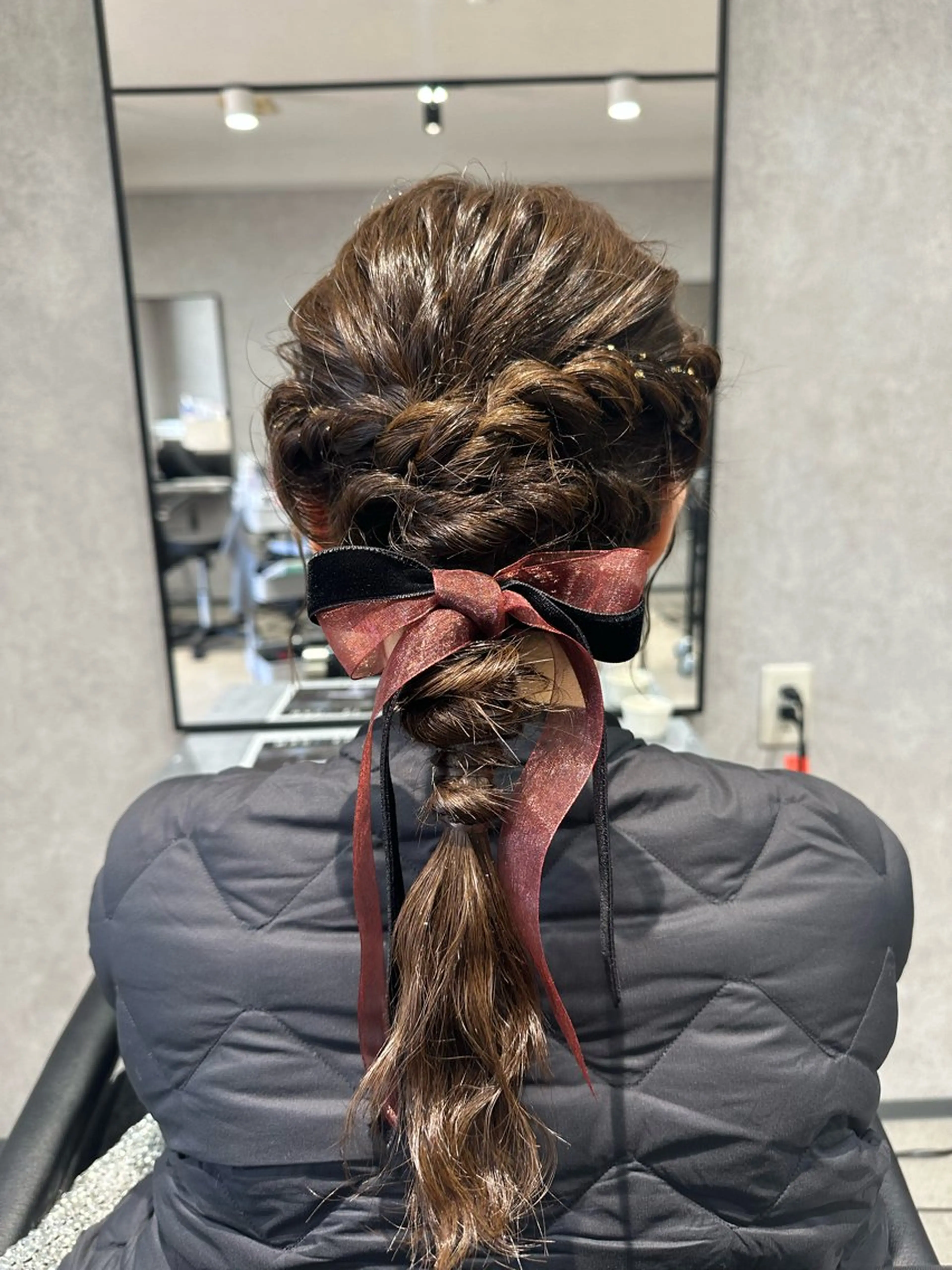 ロング 森 沙織のヘアスタイル