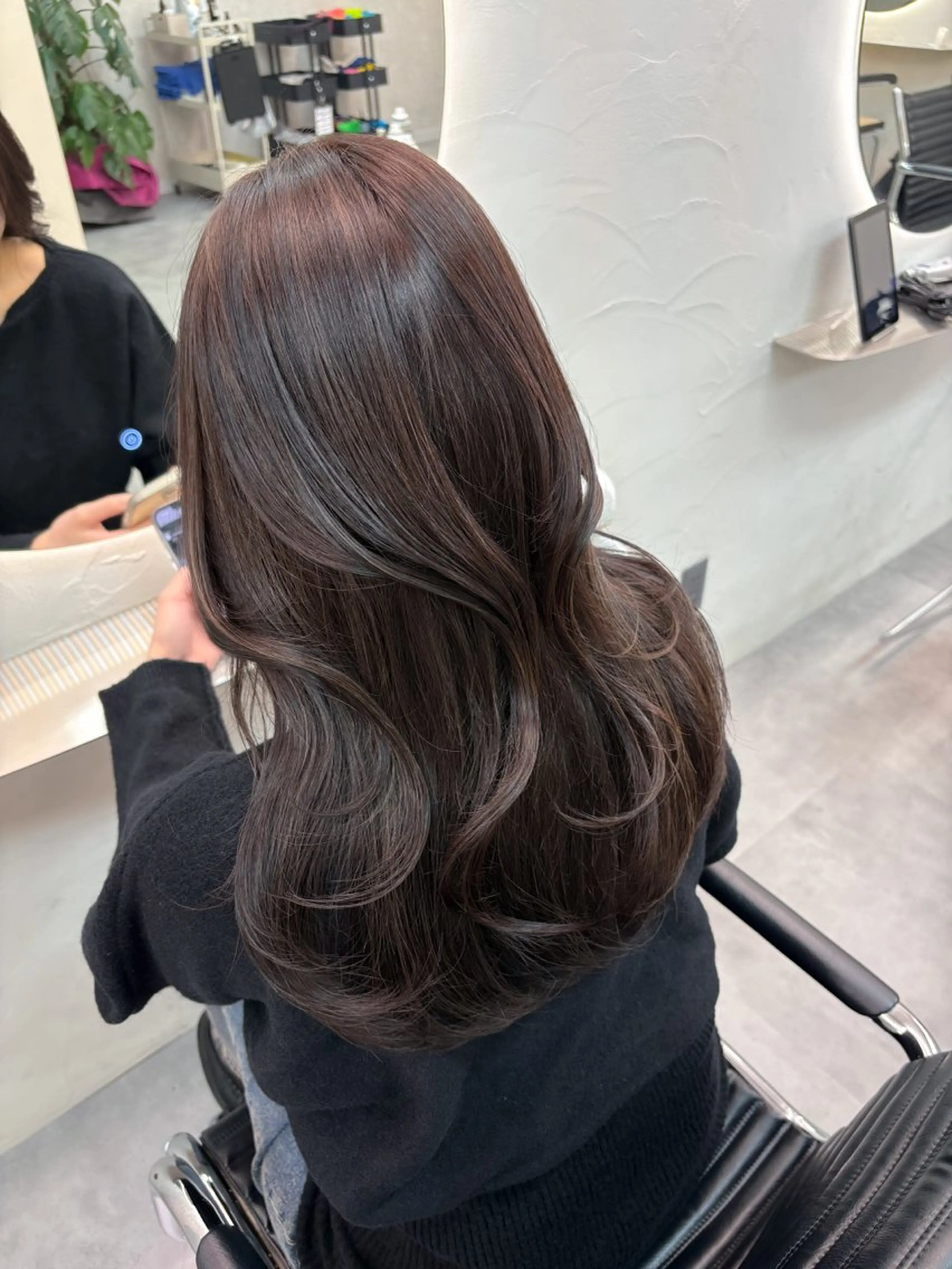 カラー グレージュ オリーブグレージュ オリーブグレー Hz/ヘルツ SHIHOのヘアスタイル