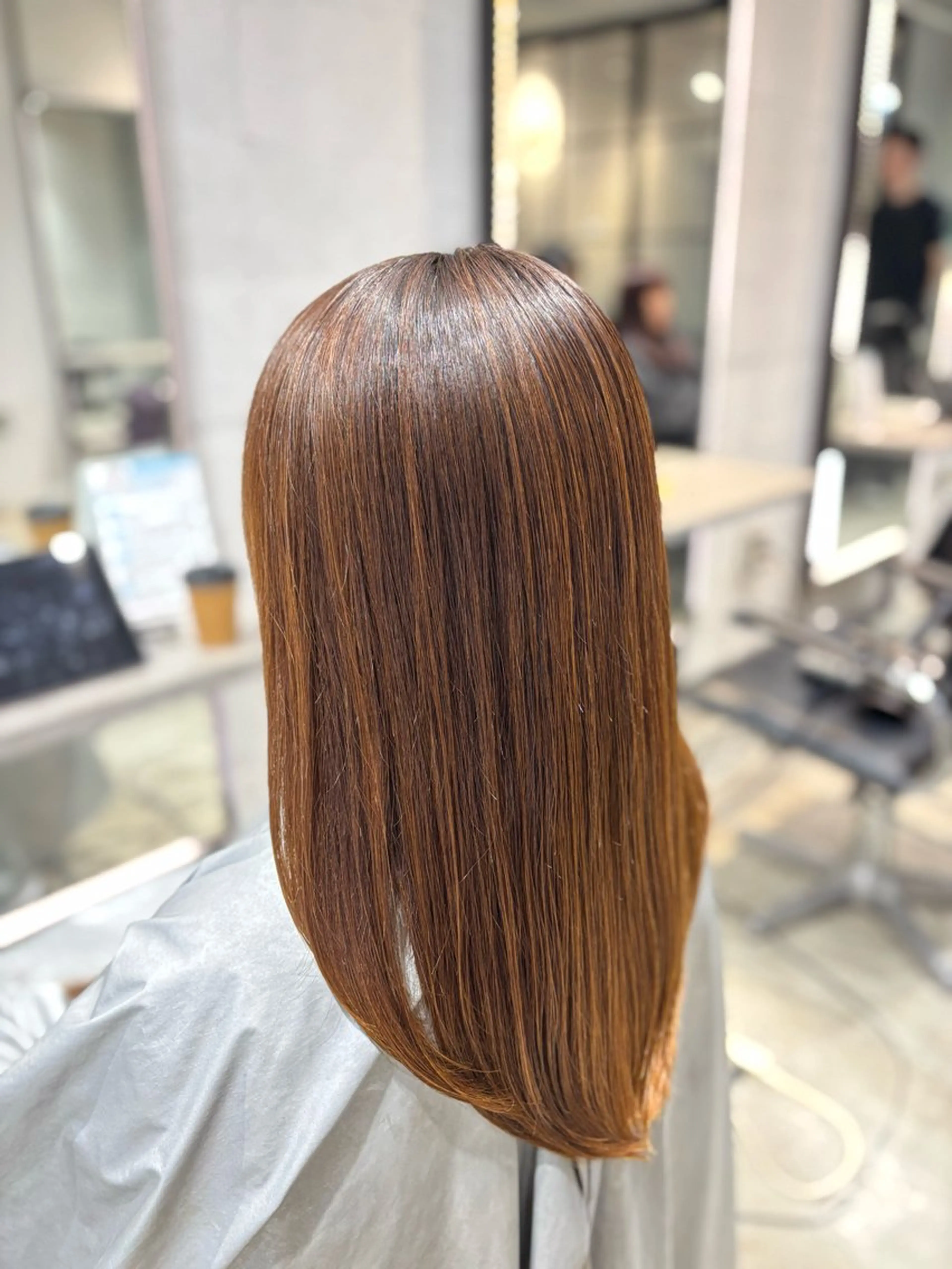 パーマ 縮毛矯正 酸性ストレート ストレートパーマ カット 縮毛矯正 トリートメント 艶髪酸性ストレート /髪質改善/寺田警二のヘアスタイル