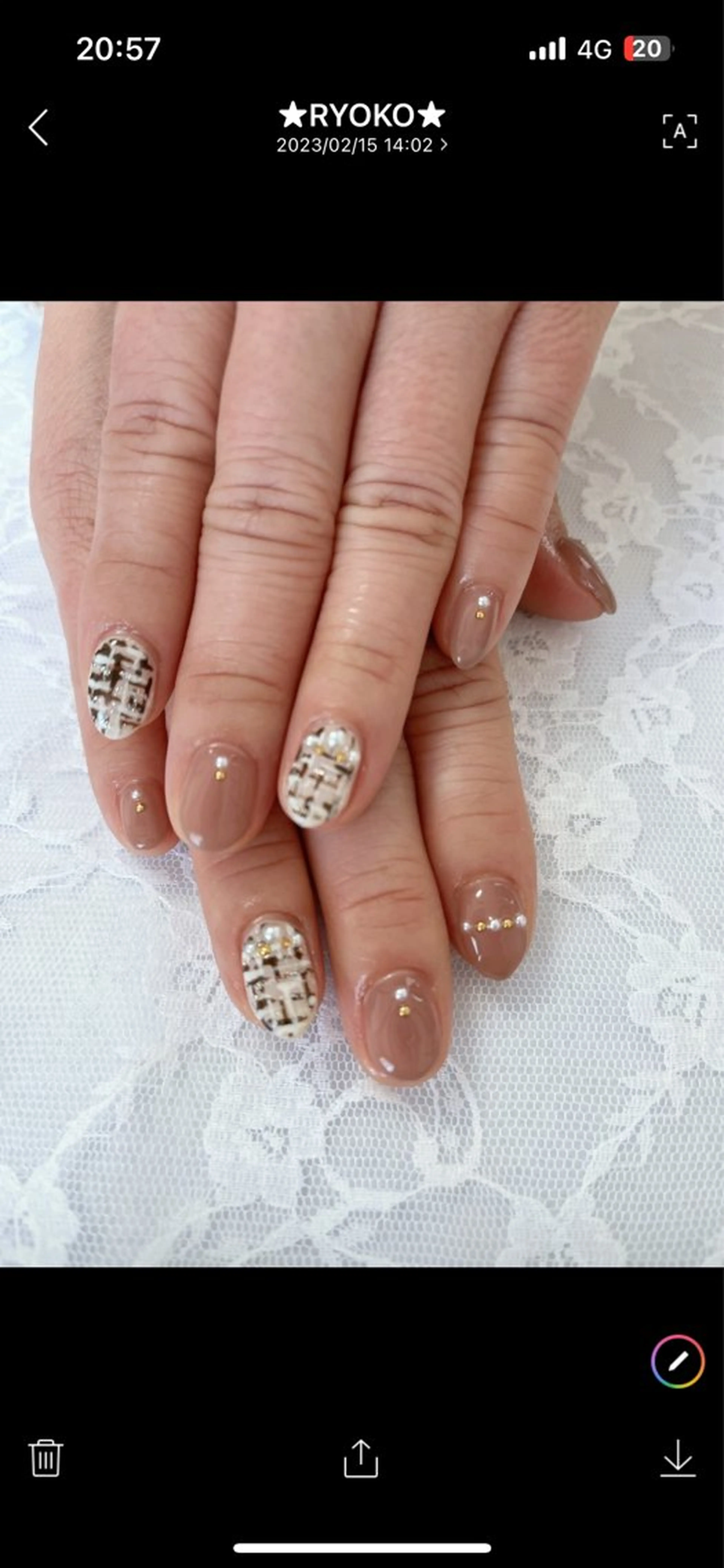 ネイル かわむら りょうこのネイルデザイン